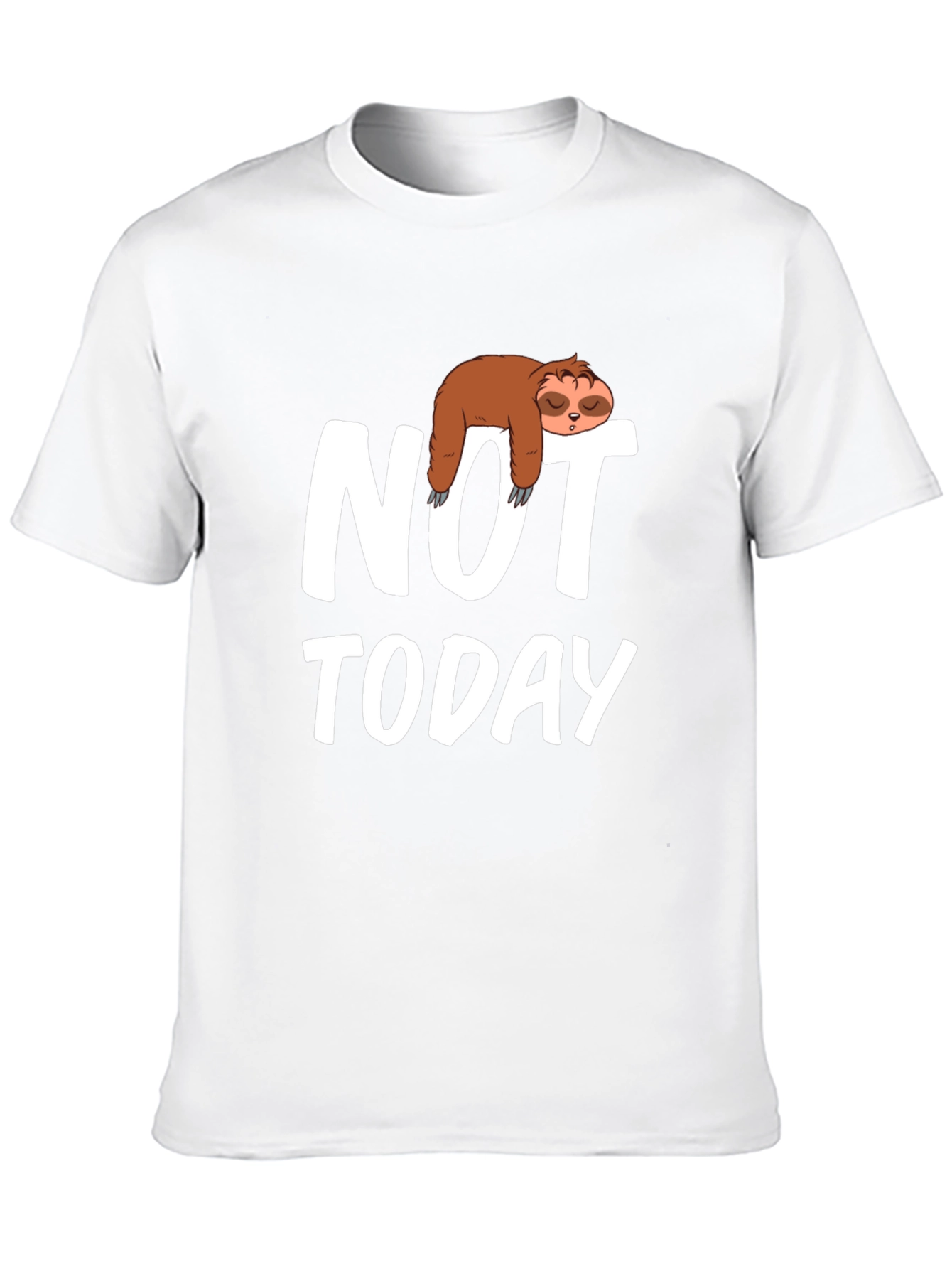 Sloth Not Today Graphic T-Shirt - Relaxed Fit
