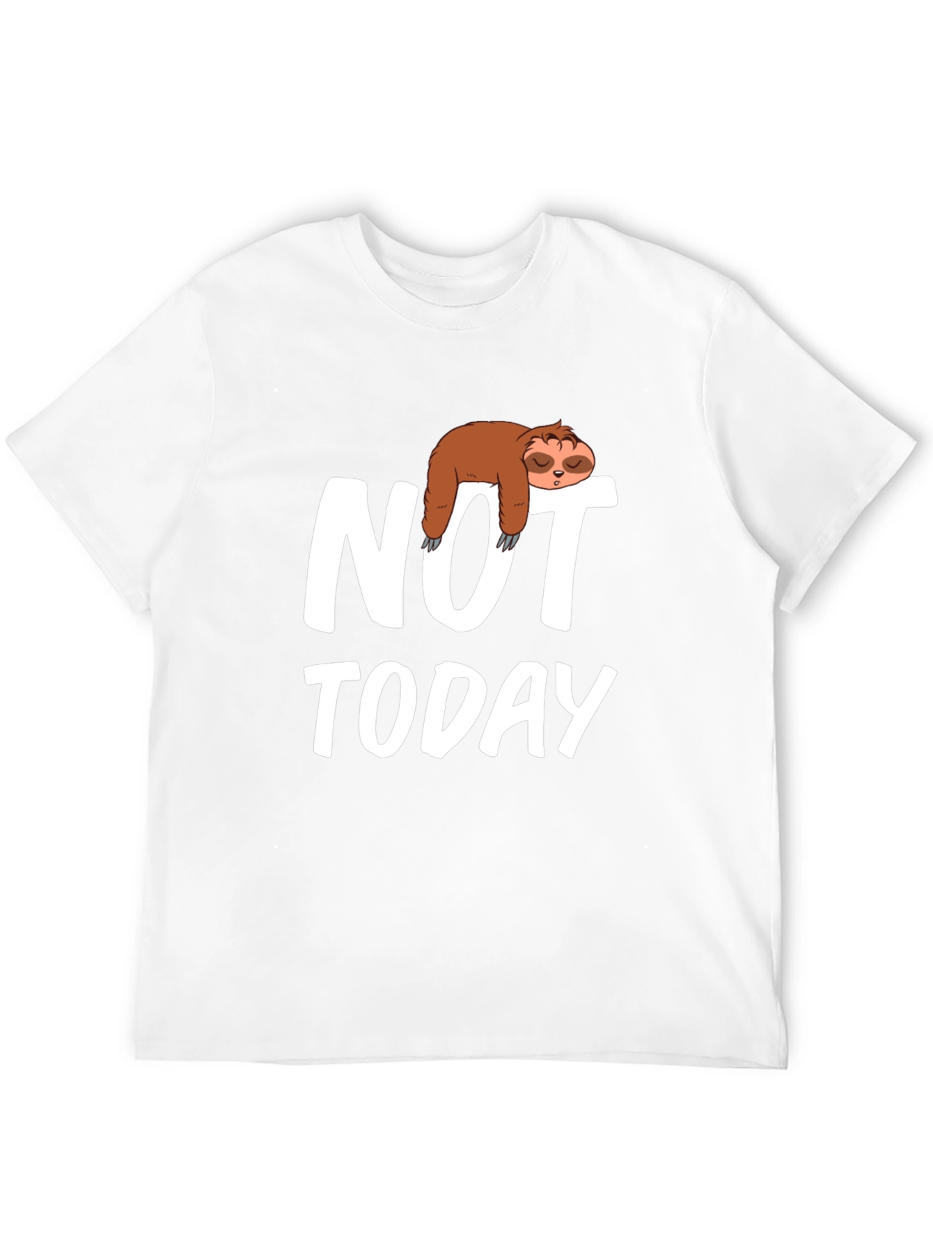 Sloth Not Today Graphic T-Shirt - Relaxed Fit