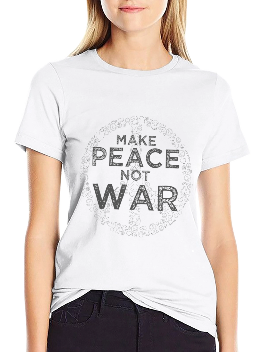 Make Peace Not War Graphic T-Shirt