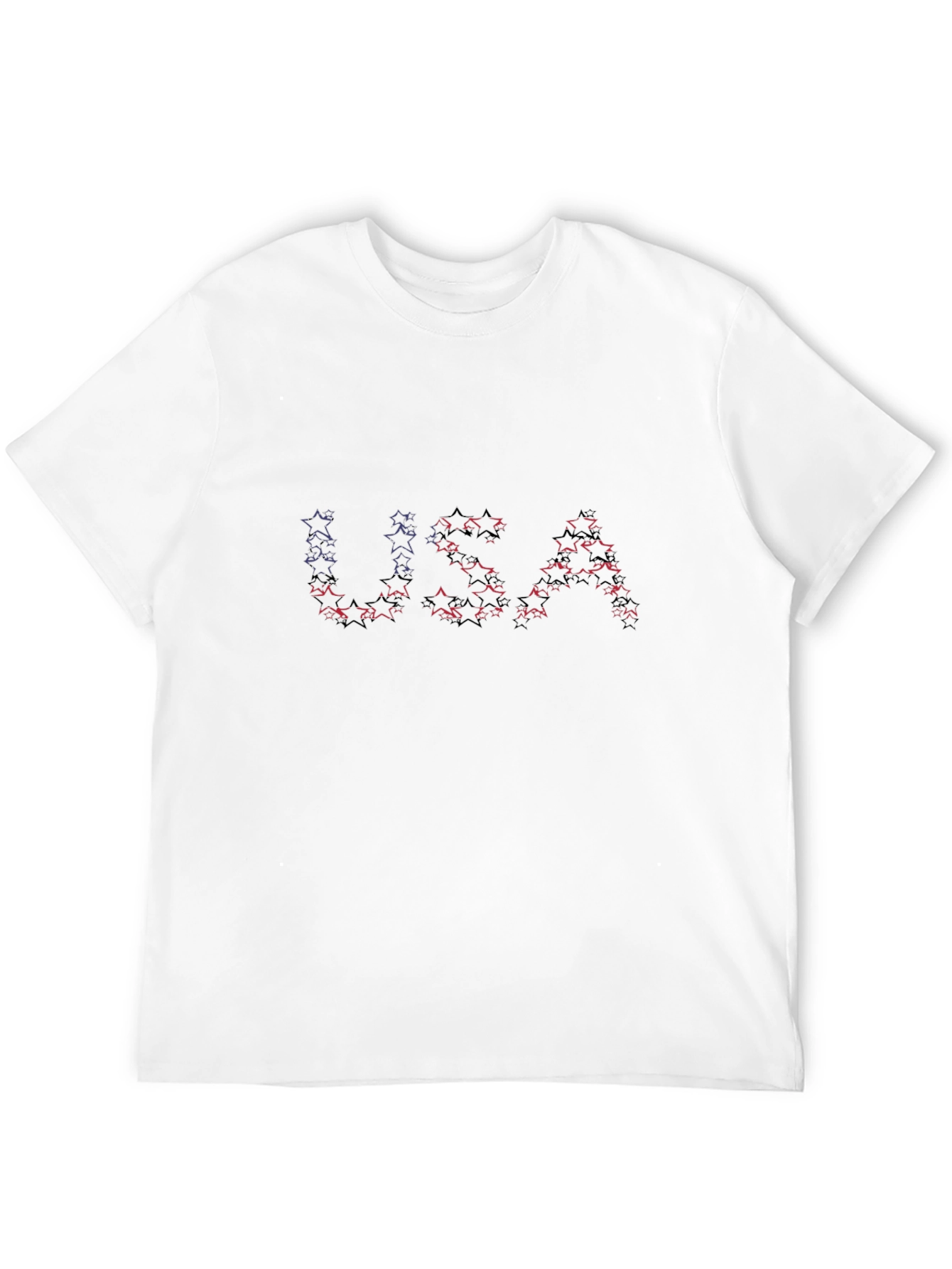 USA Star Graphic T-Shirt - Patriotic Tee