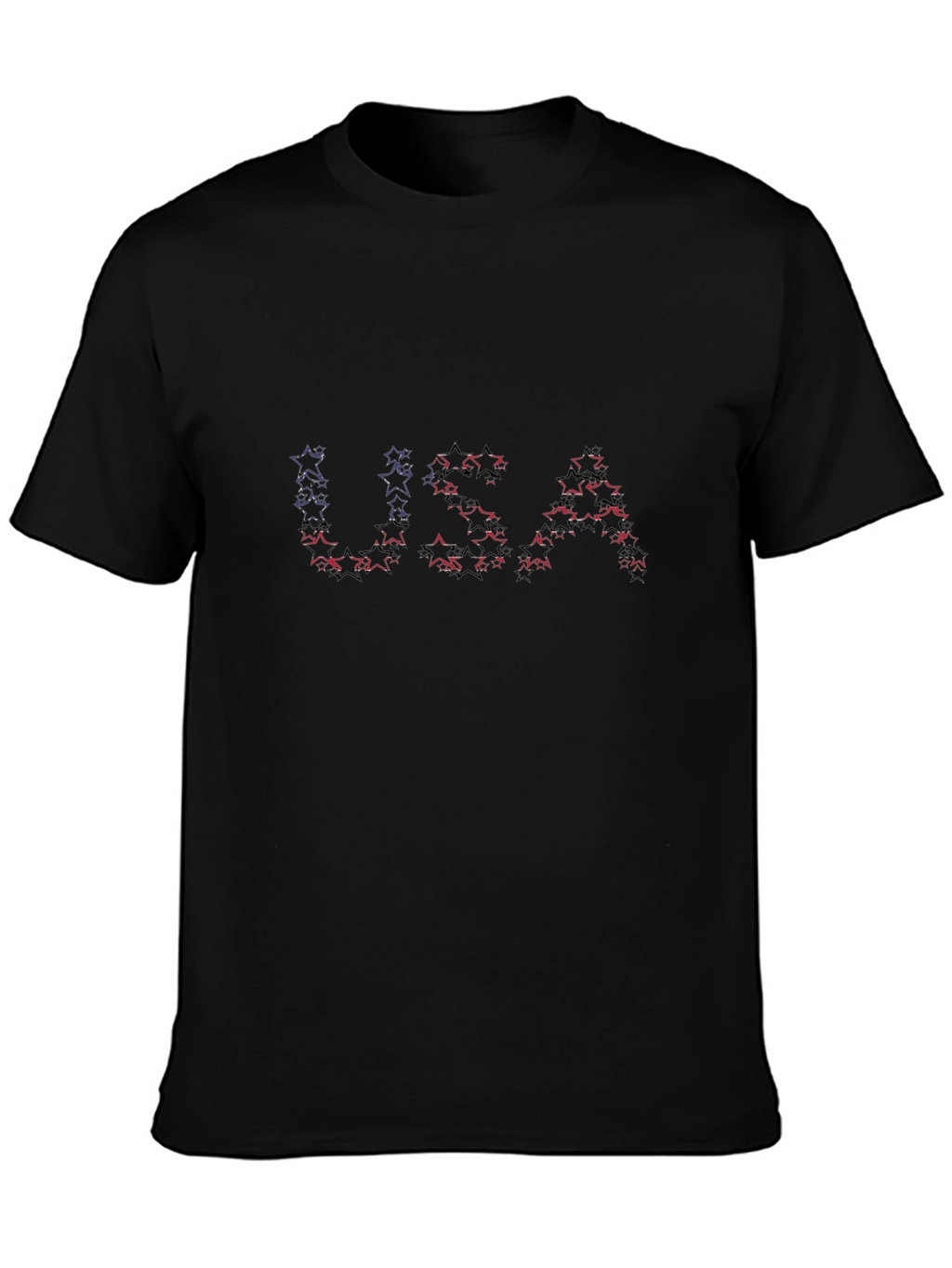 USA Star Graphic T-Shirt - Patriotic Tee