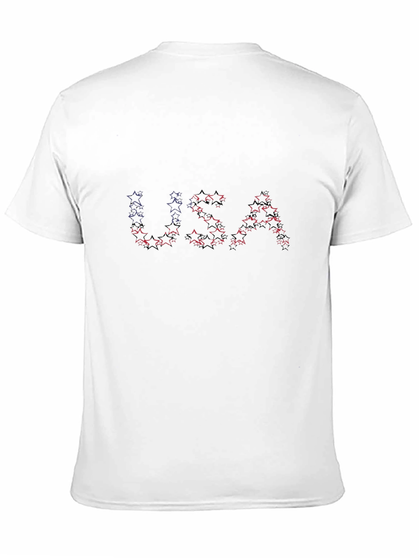 USA Star Graphic T-Shirt - Patriotic Tee