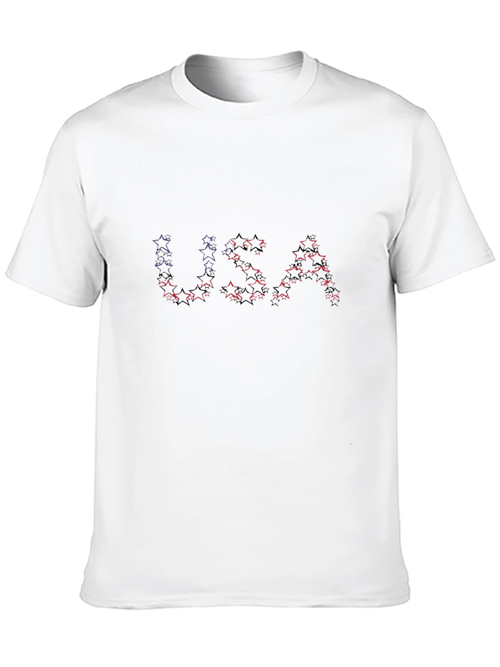 USA Star Graphic T-Shirt - Patriotic Tee