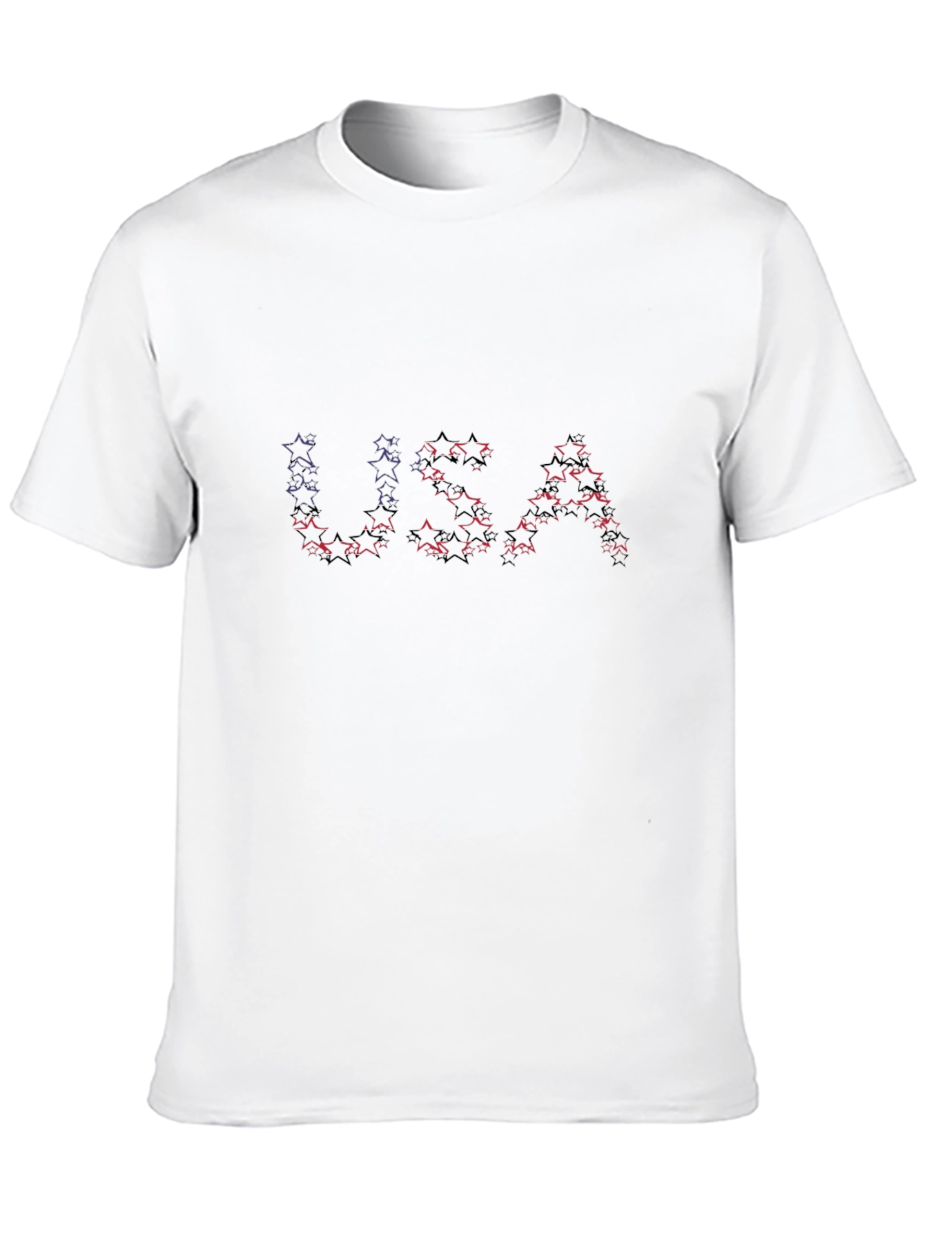 USA Star Graphic T-Shirt - Patriotic Tee