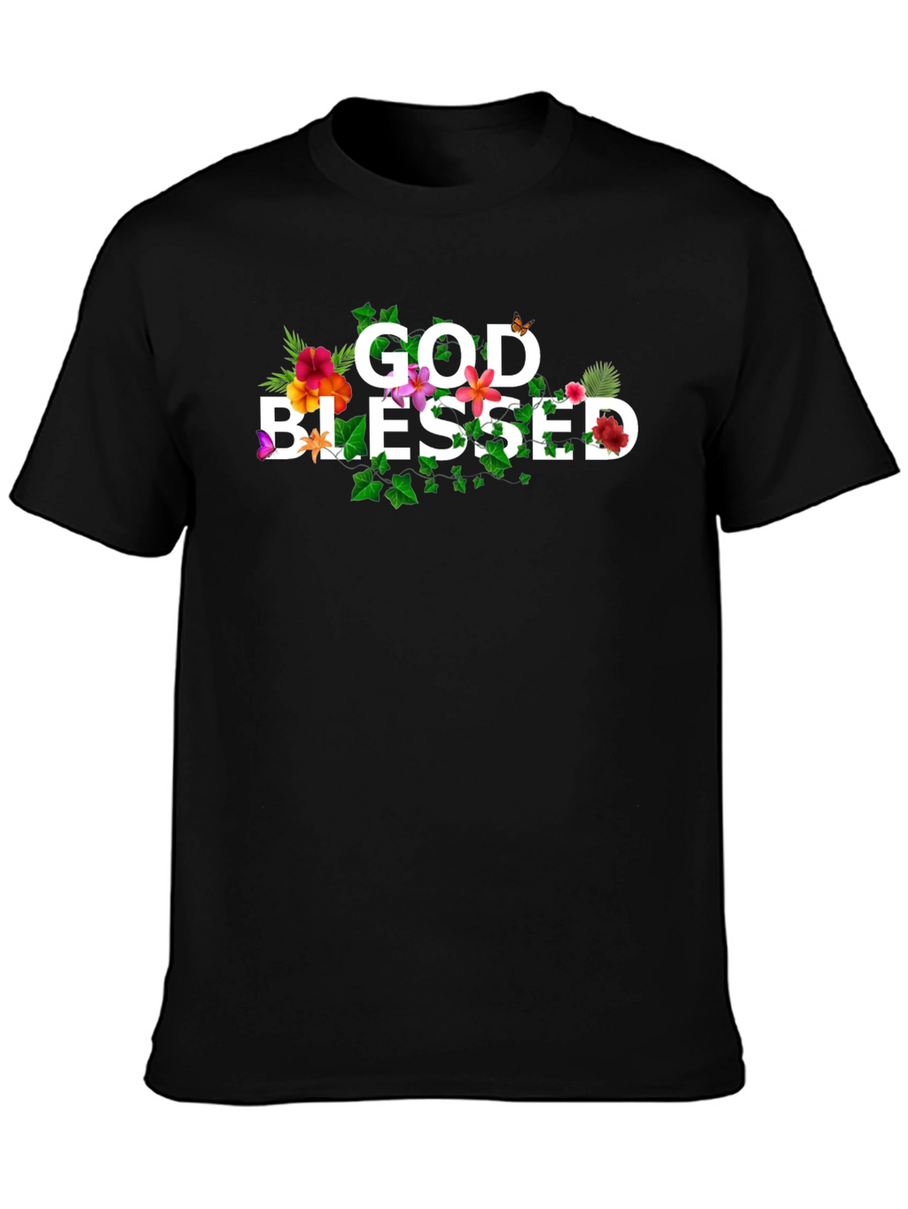 God Blessed Floral T-Shirt