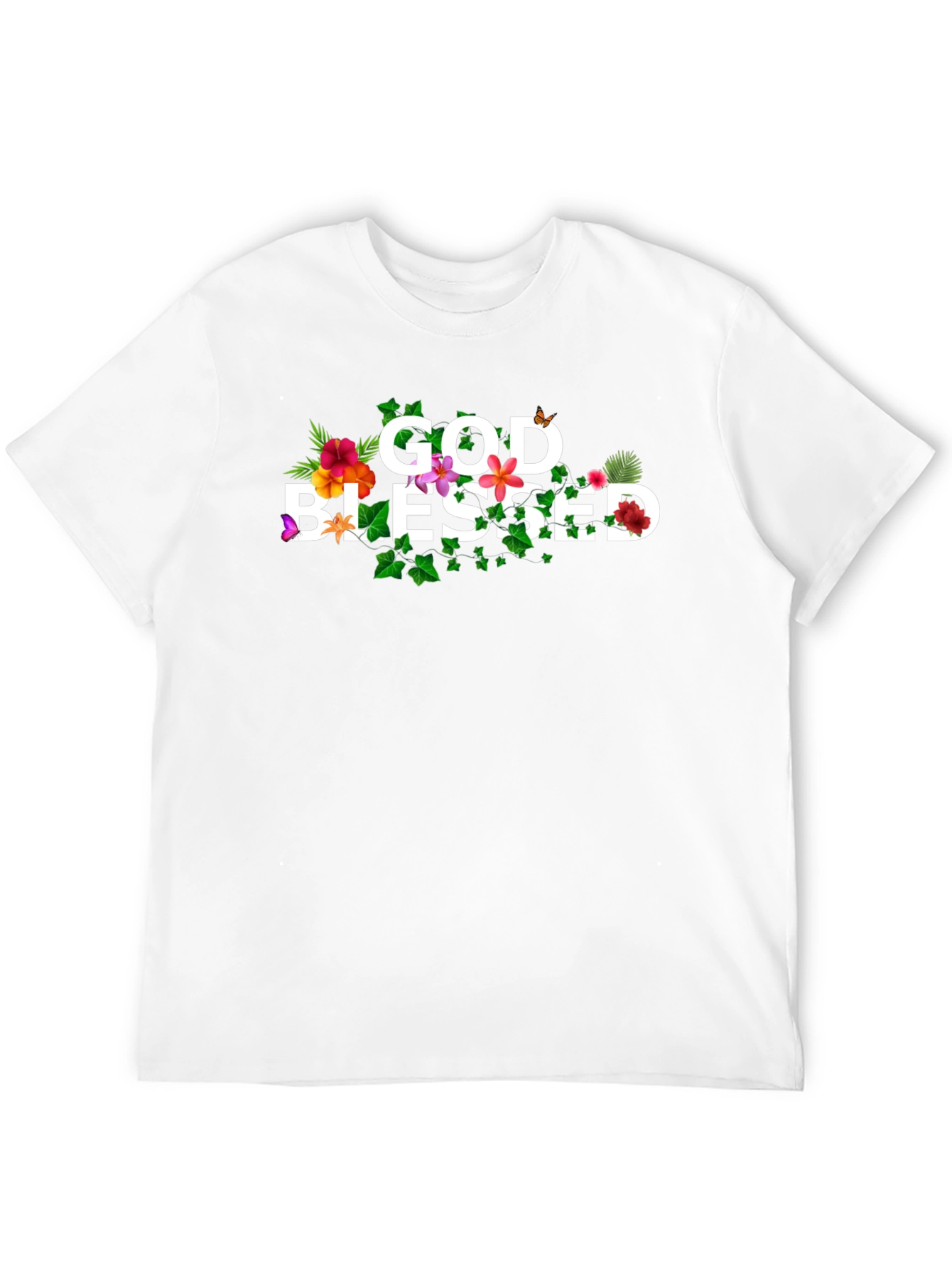 God Blessed Floral T-Shirt