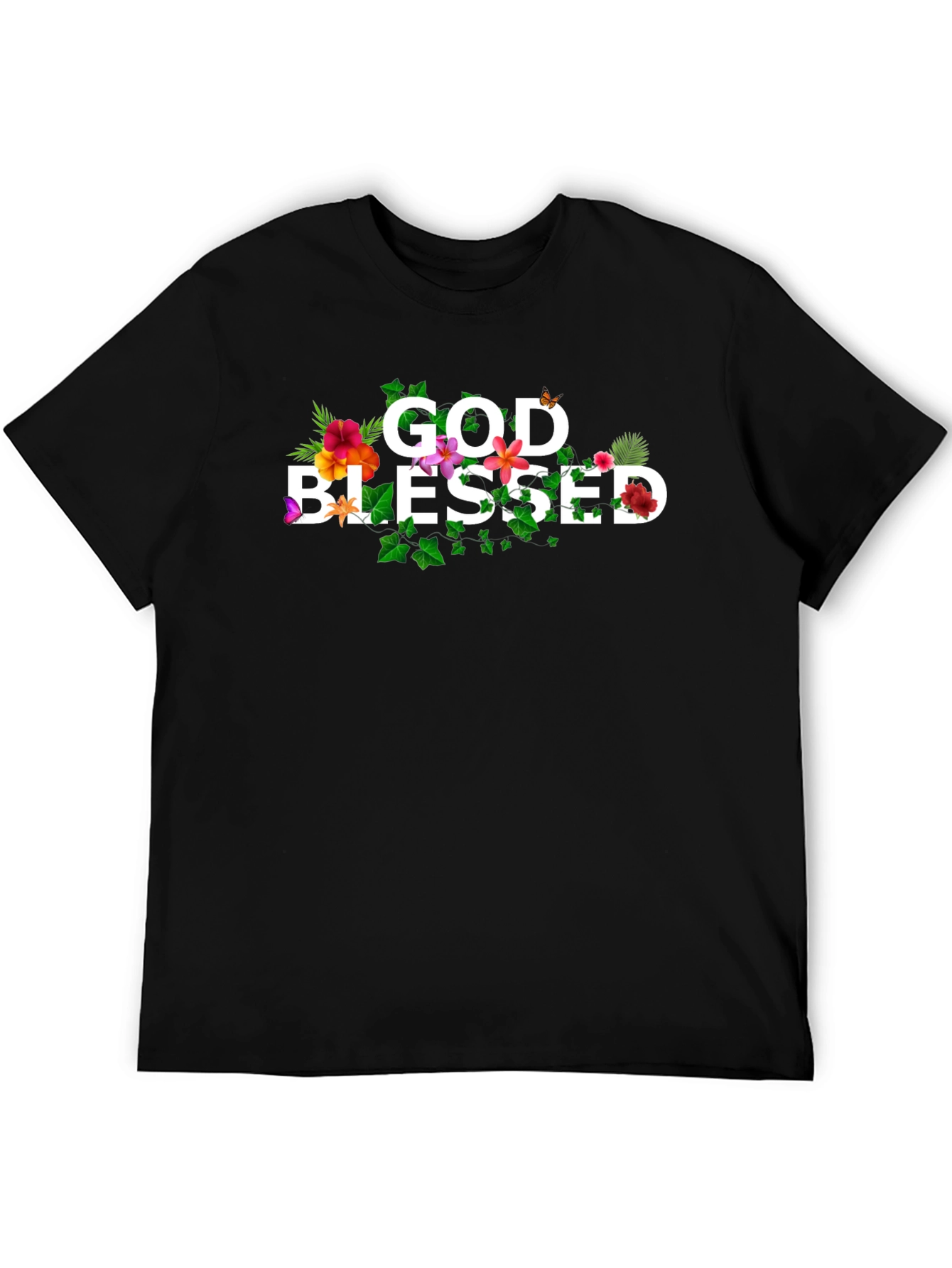 God Blessed Floral T-Shirt