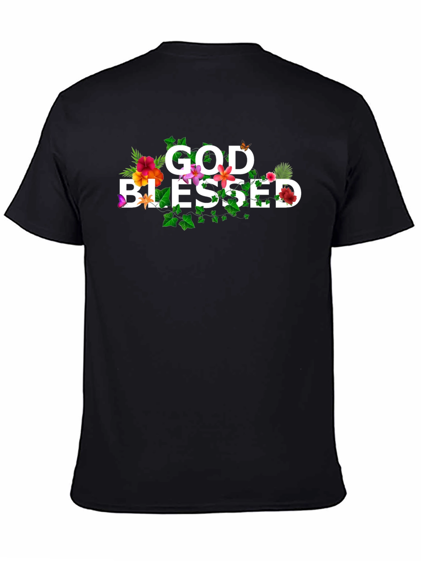 God Blessed Floral T-Shirt