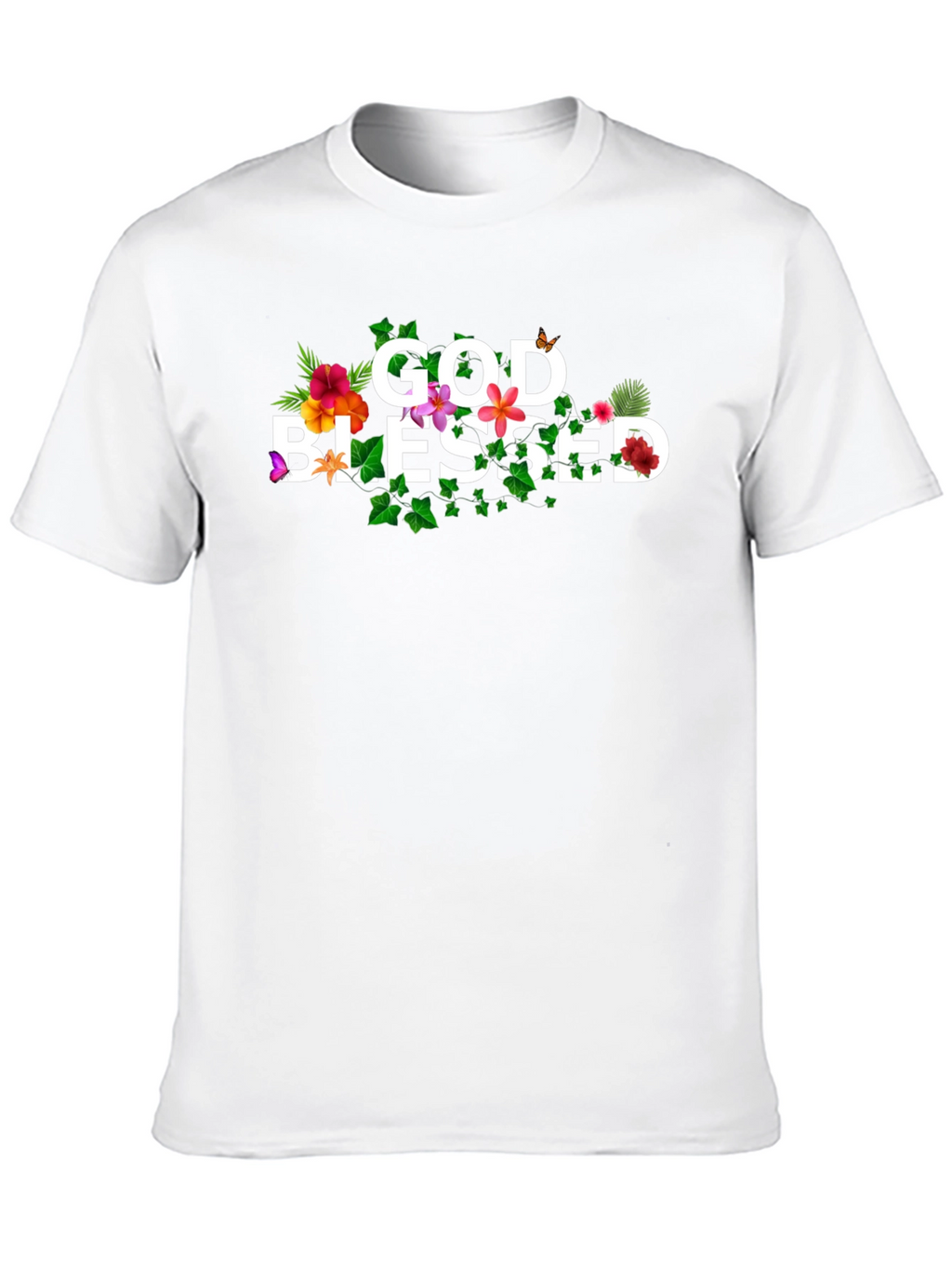God Blessed Floral T-Shirt