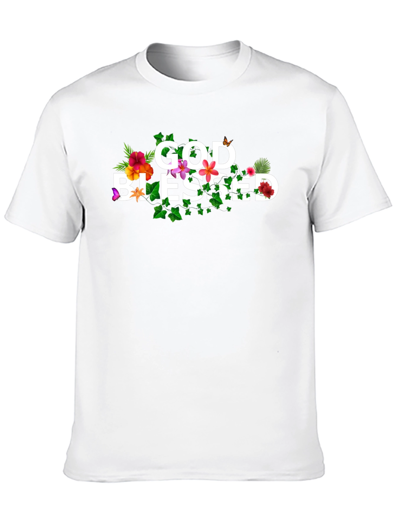 God Blessed Floral T-Shirt