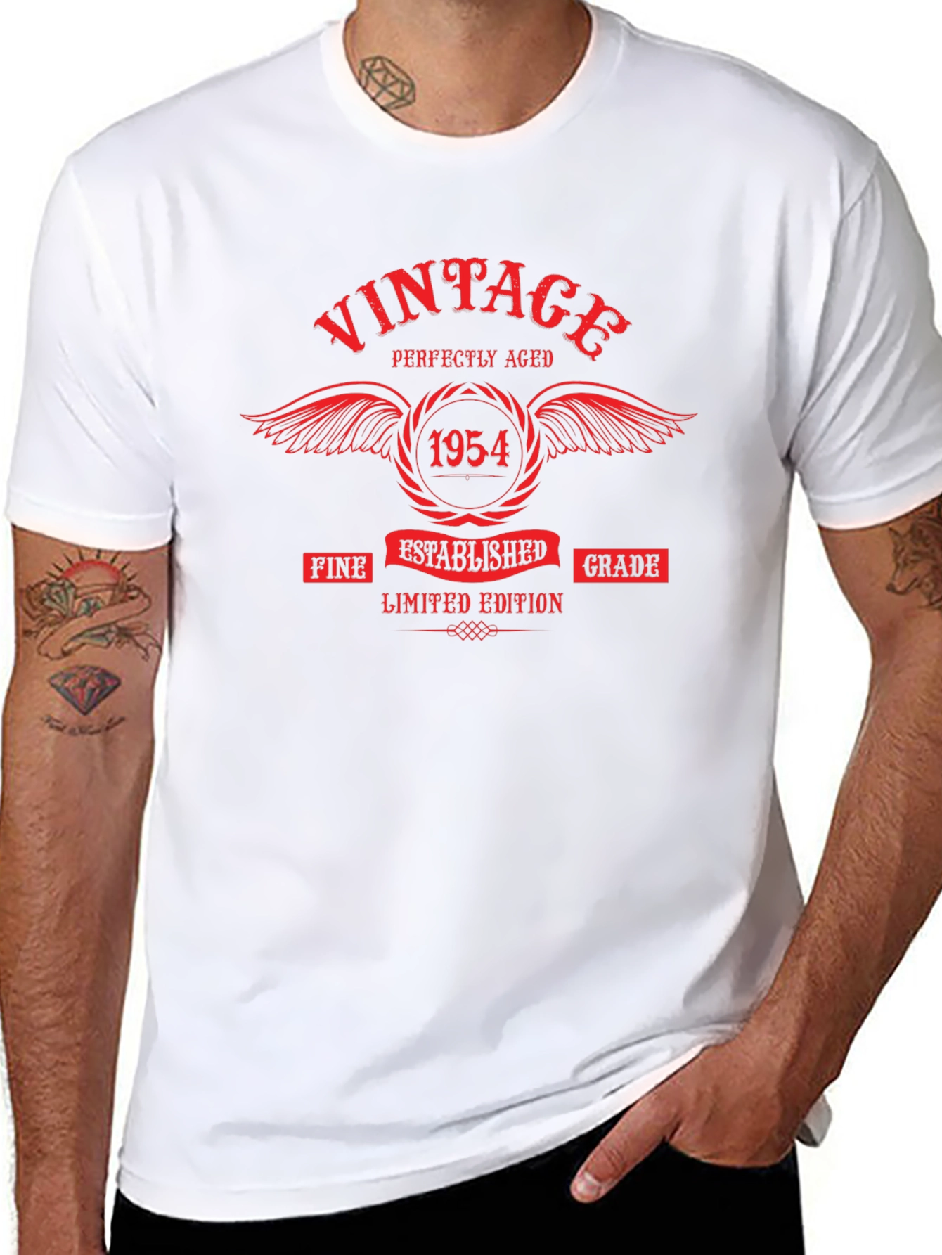 Vintage 1954 Limited Edition Black T-Shirt