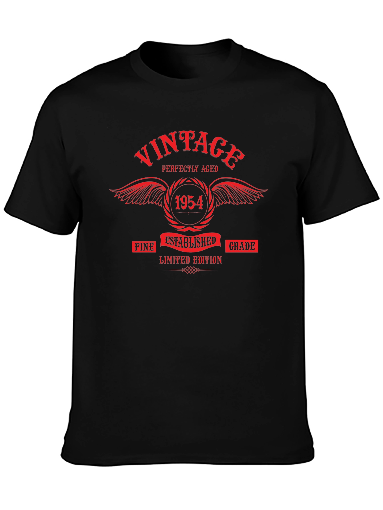 Vintage 1954 Limited Edition Black T-Shirt
