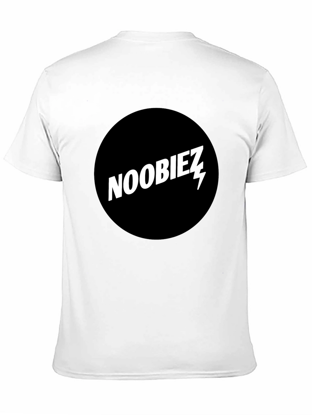 Noobiez Graphic Tee - Black Cotton Crew Neck T-Shirt