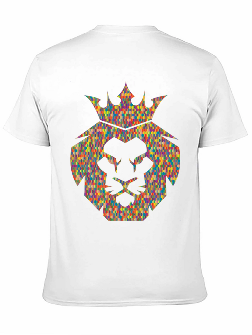 Lion Crown Graphic Tee - Stylish Mens Black T-Shirt