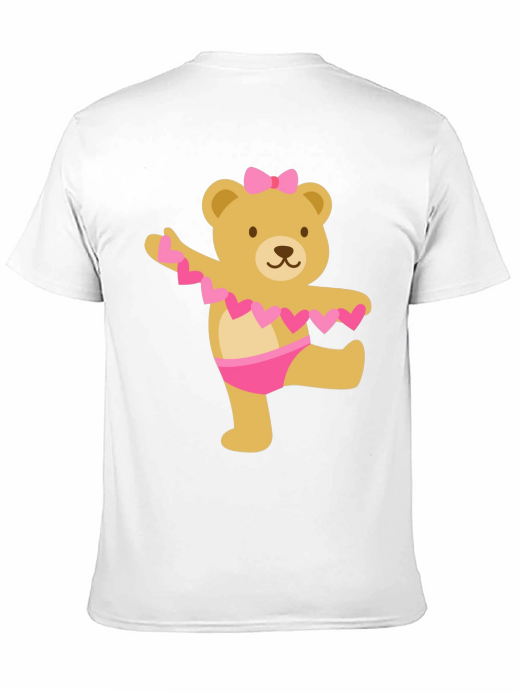 Cute Bear Ballet Dancer Black T-Shirt