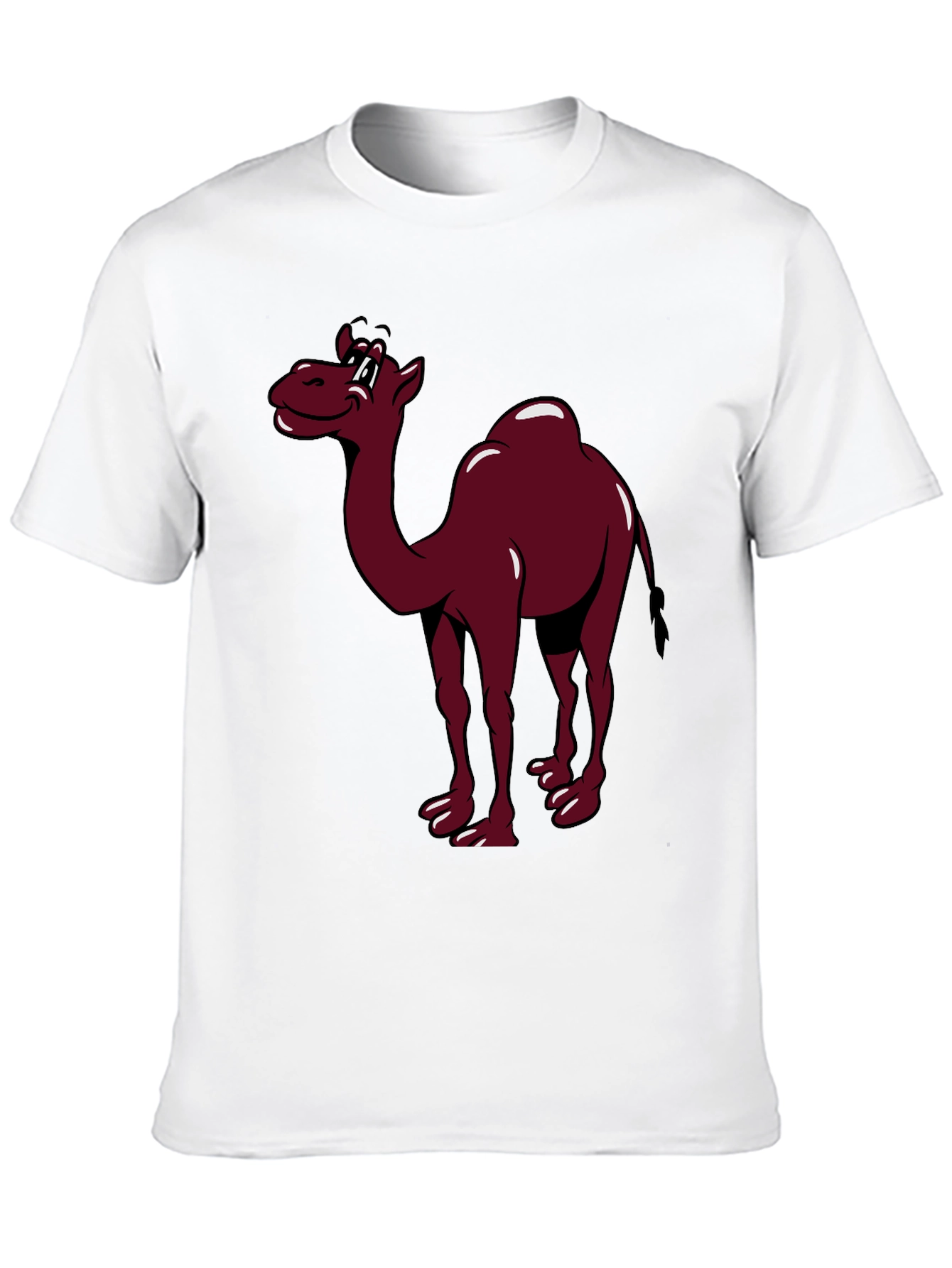 Camel Graphic Print T-Shirt