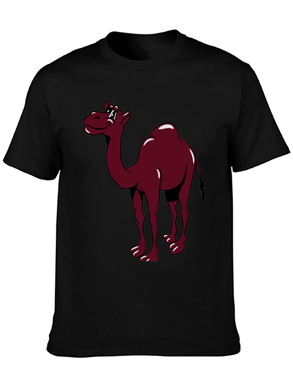 Camel Graphic Print T-Shirt