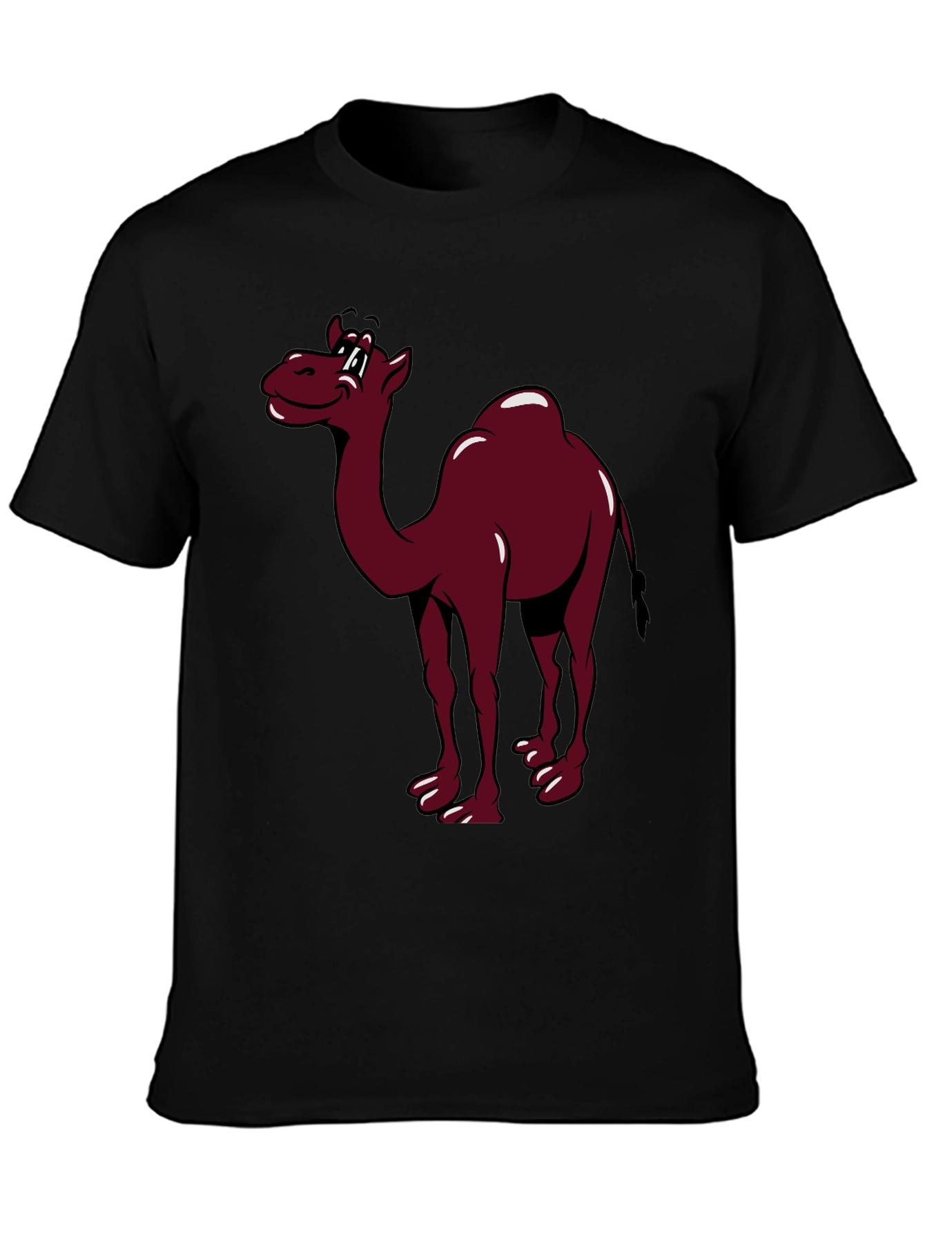 Camel Graphic Print T-Shirt
