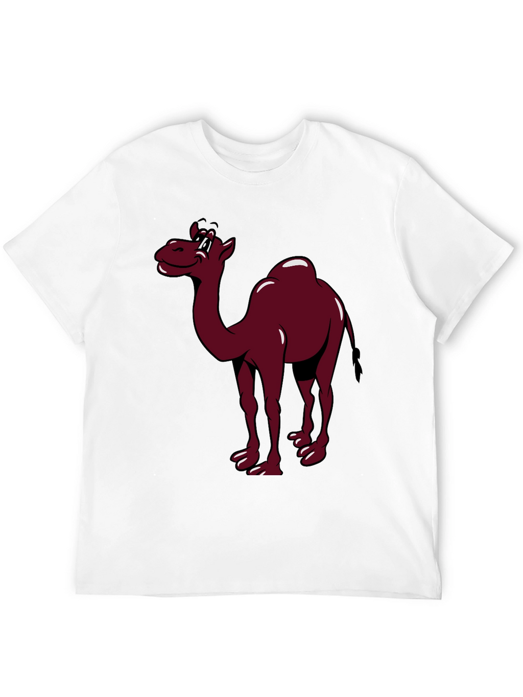 Camel Graphic Print T-Shirt
