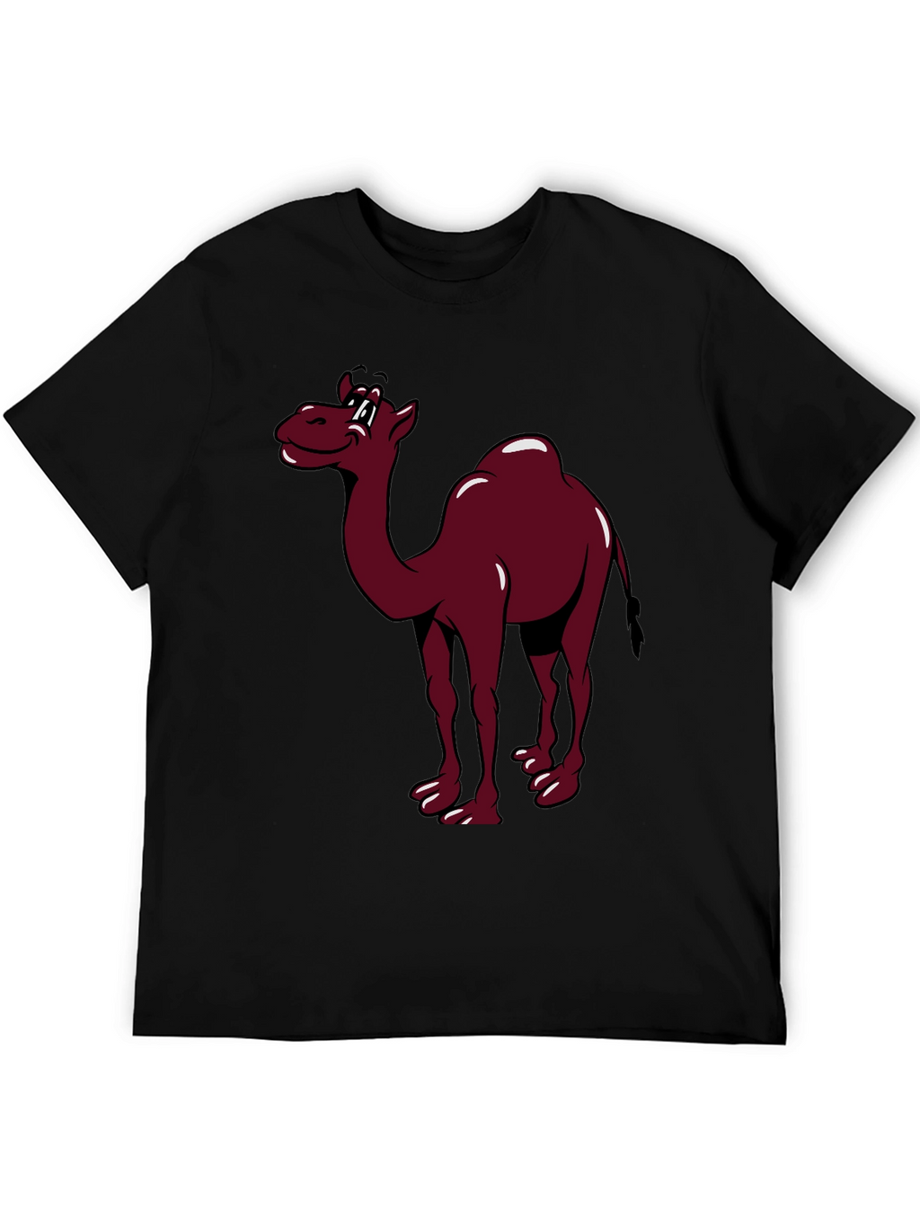 Camel Graphic Print T-Shirt