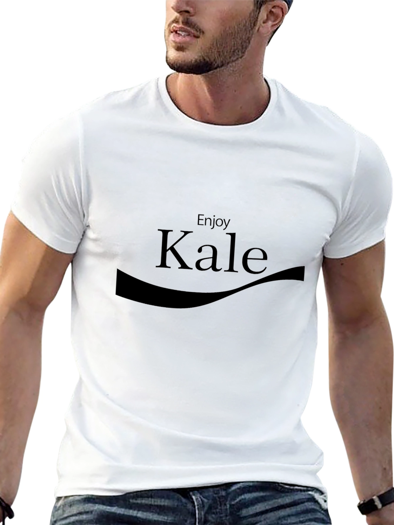 Enjoy Kale Graphic Tee - Black T-Shirt