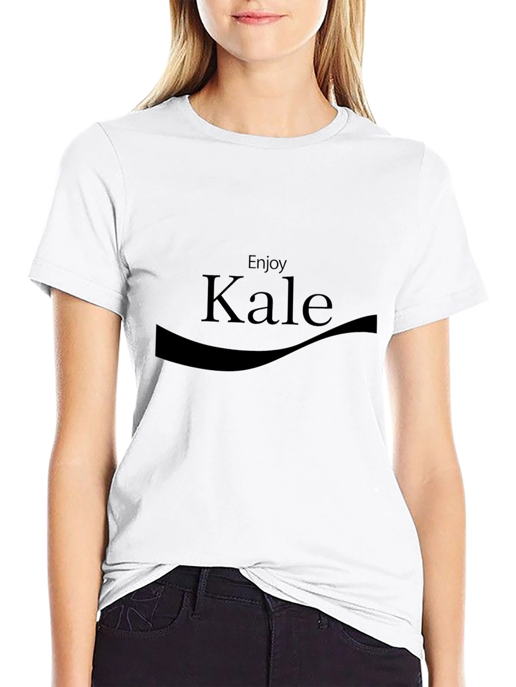 Enjoy Kale Graphic Tee - Black T-Shirt