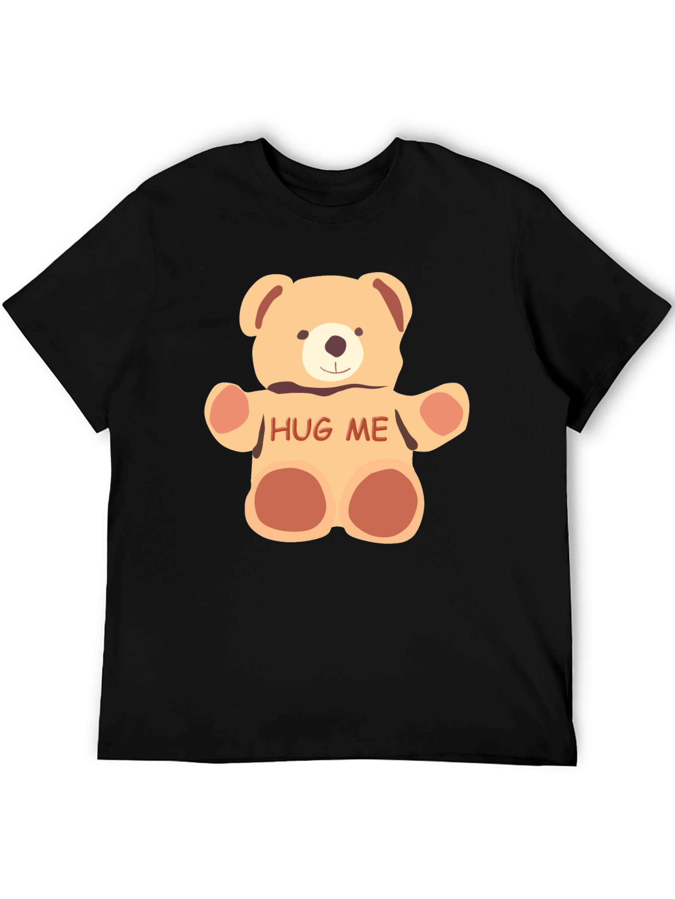 Cute Bear Hug Me Graphic Tee