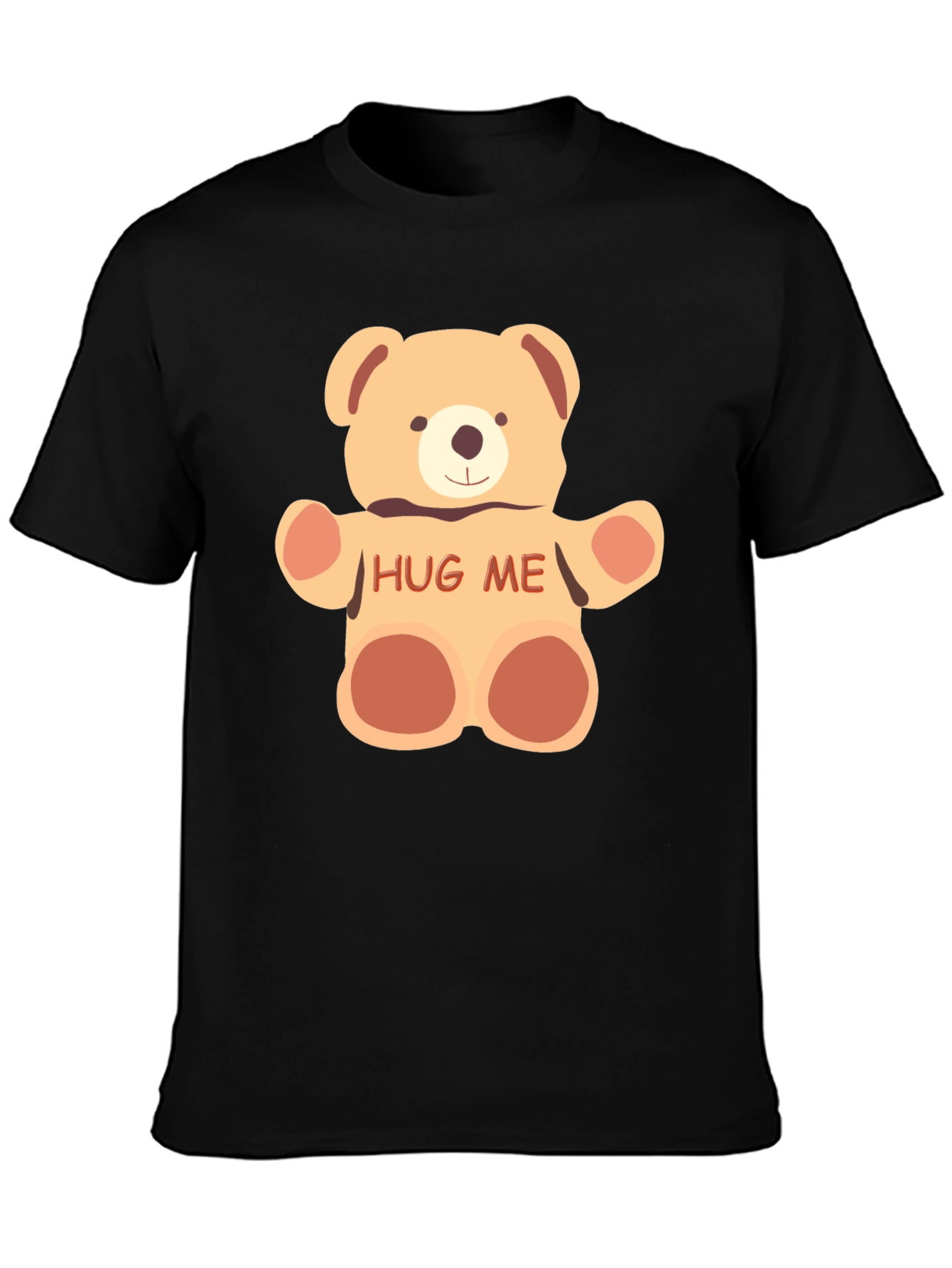 Cute Bear Hug Me Graphic Tee