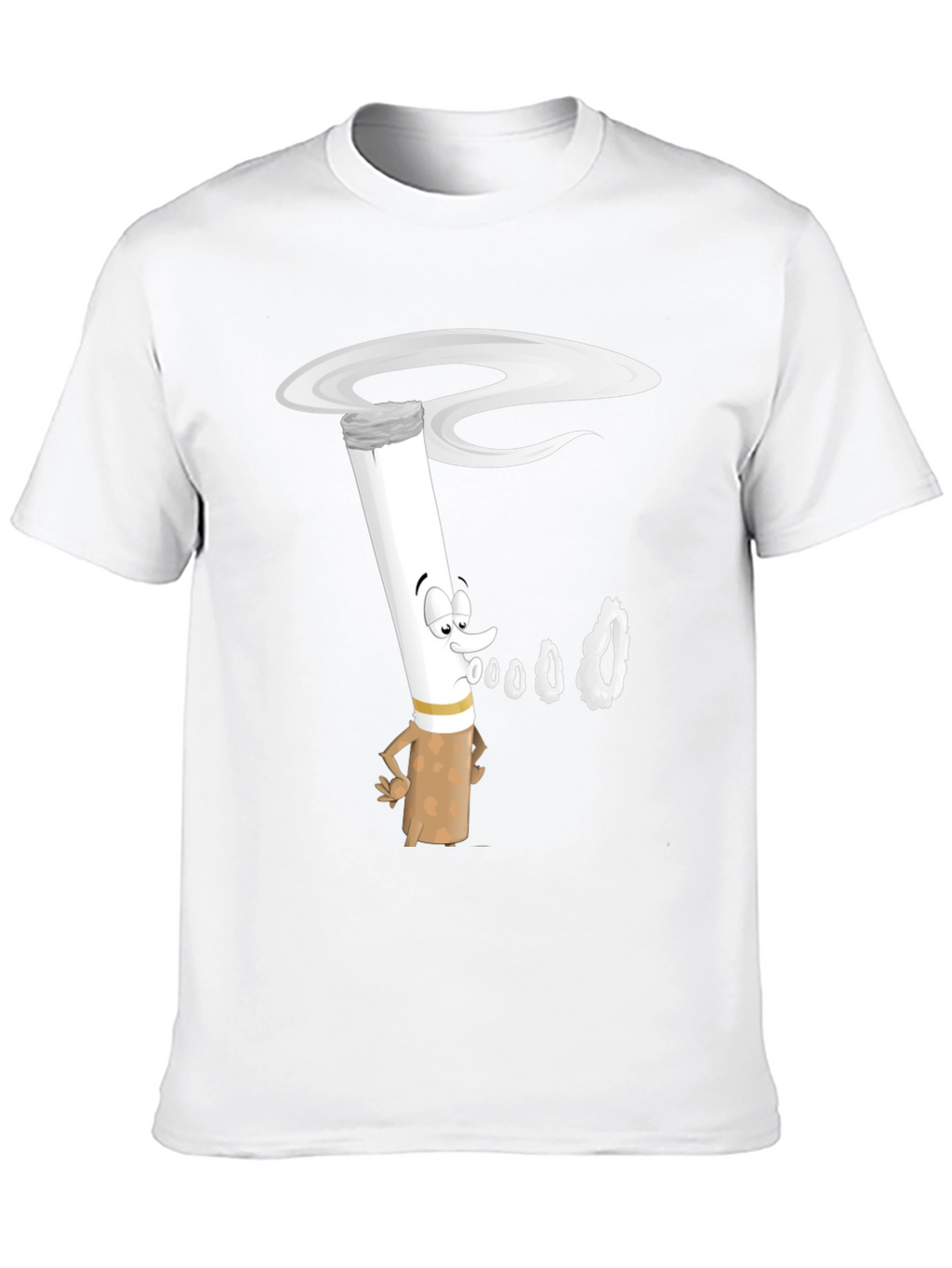 Cartoon Cigarette T-Shirt - Unique Graphic Tee