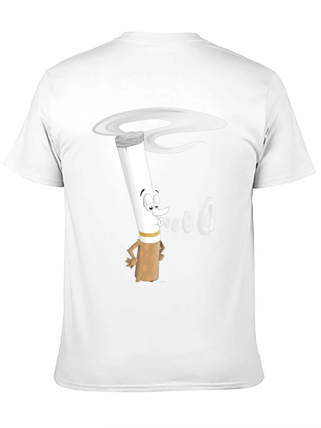 Cartoon Cigarette T-Shirt - Unique Graphic Tee