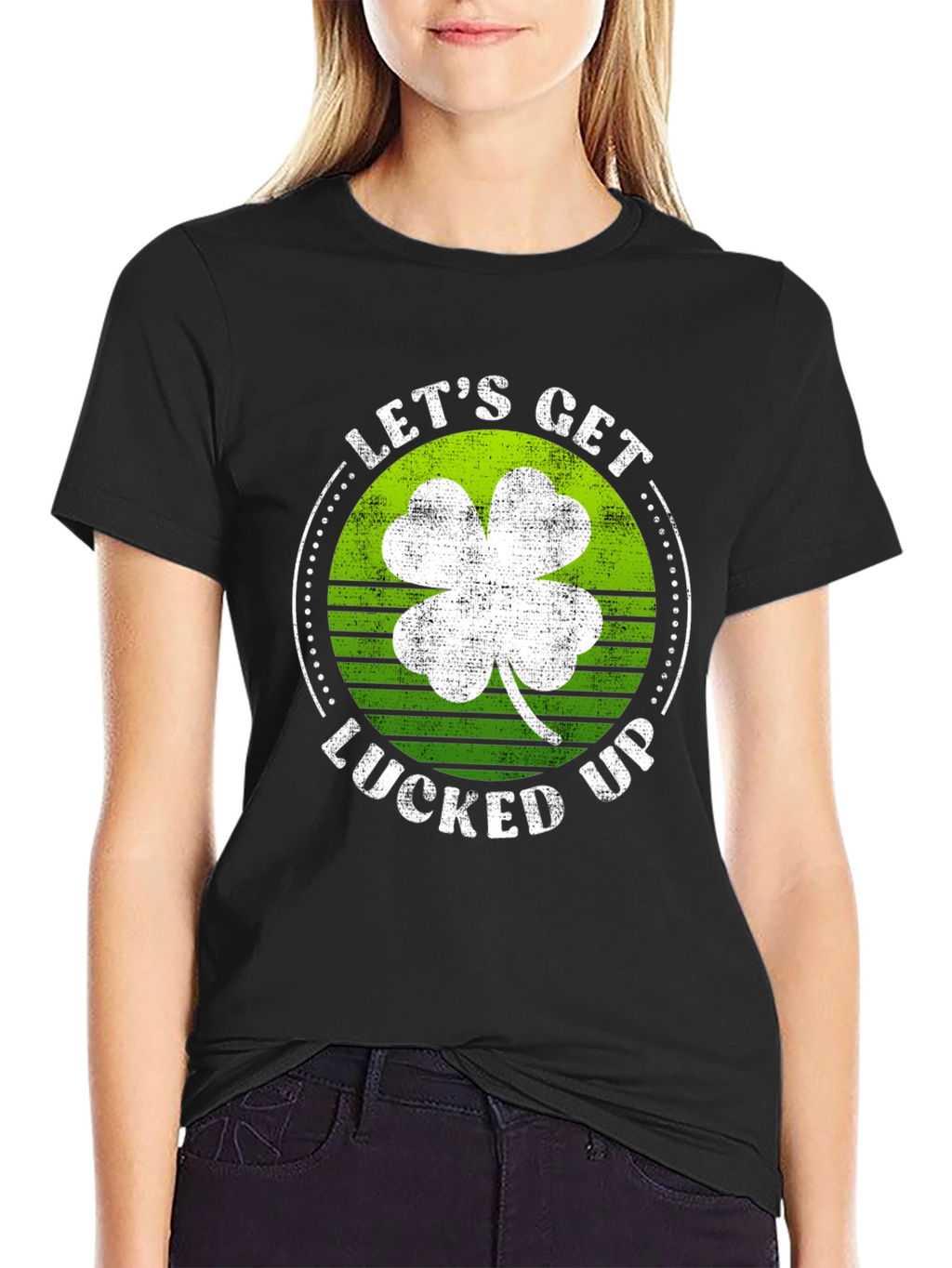 Lets Get Lucked Up St. Patricks Day Graphic Tee