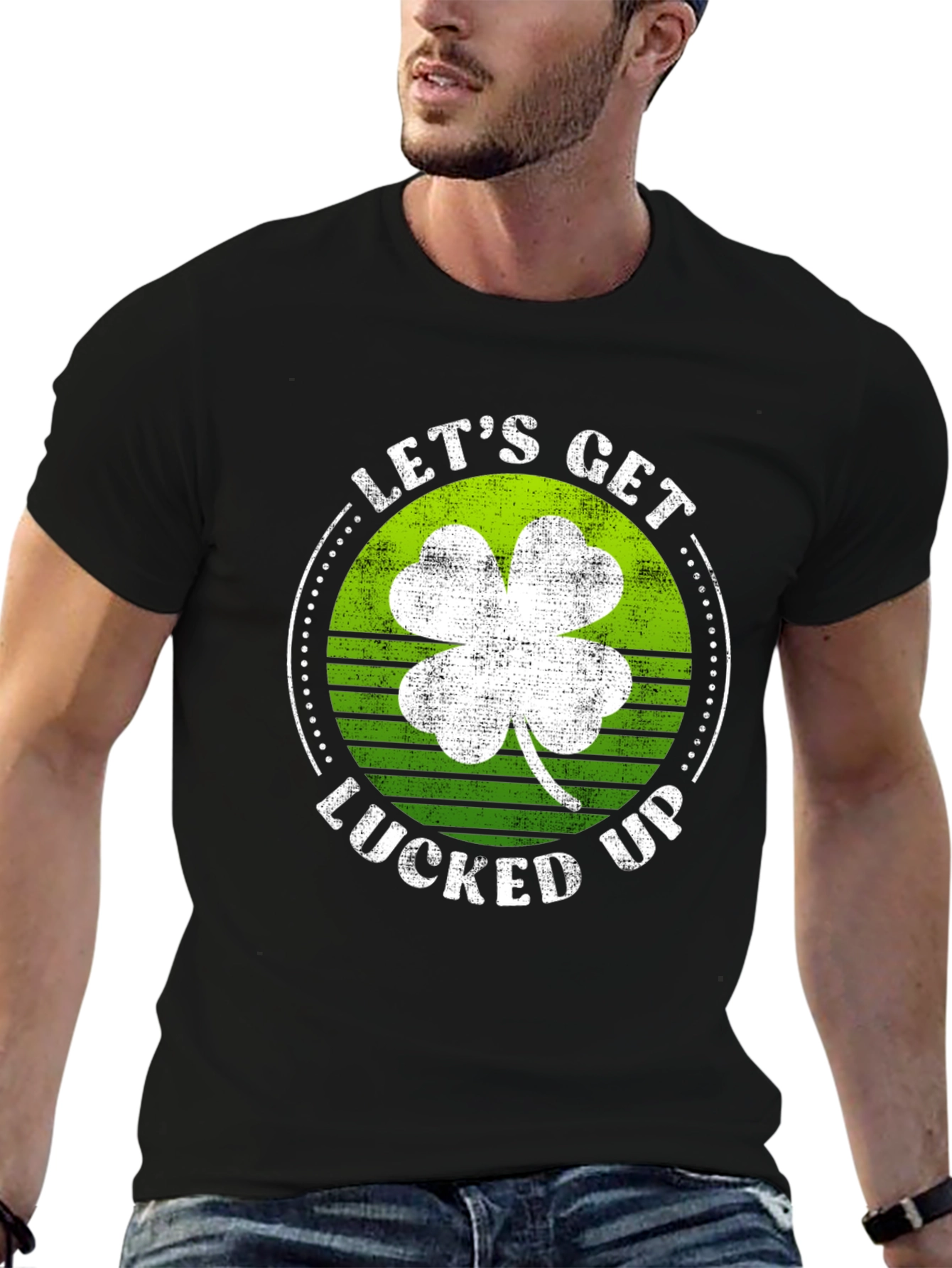Lets Get Lucked Up St. Patricks Day Graphic Tee