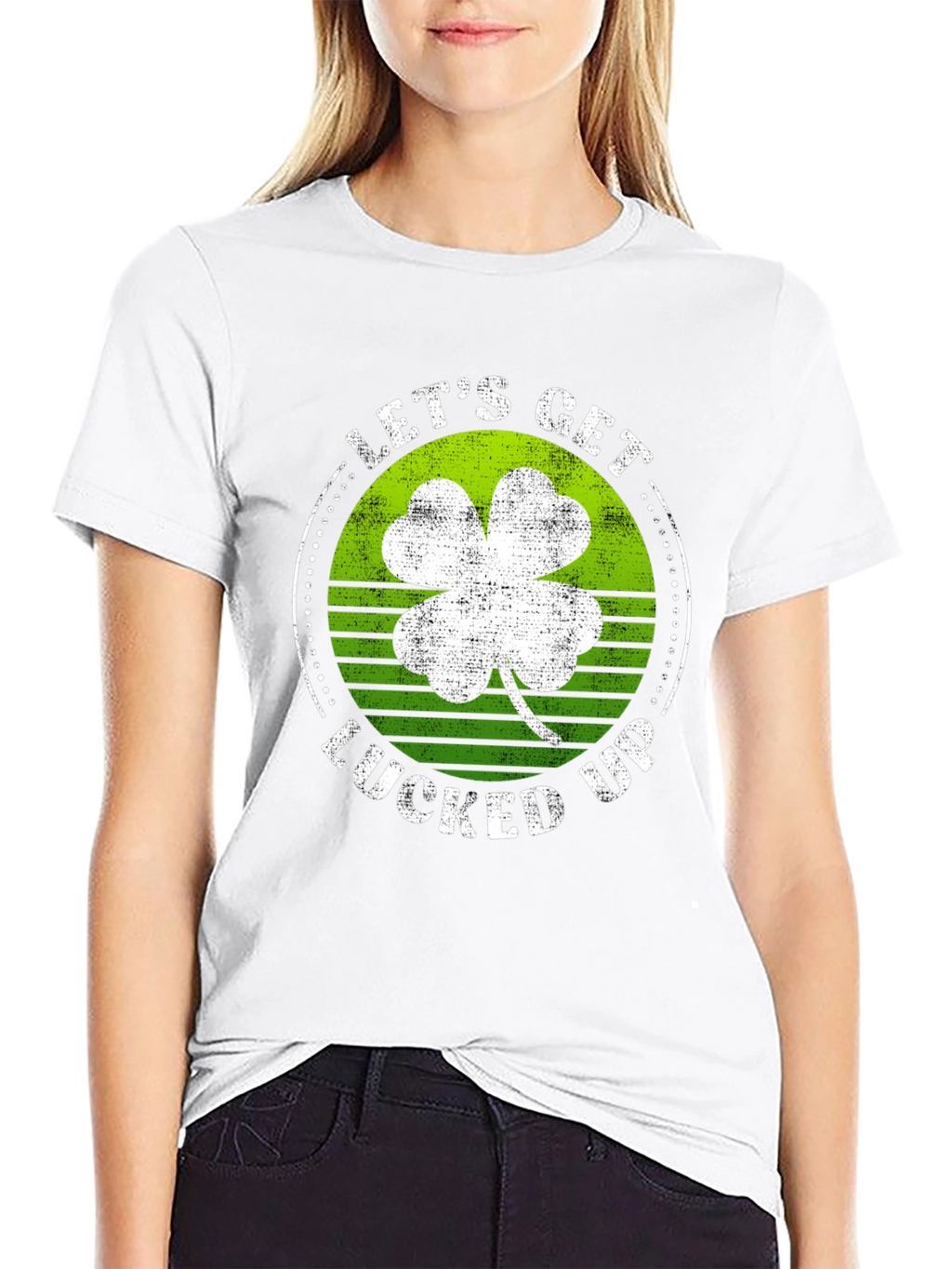 Lets Get Lucked Up St. Patricks Day Graphic Tee