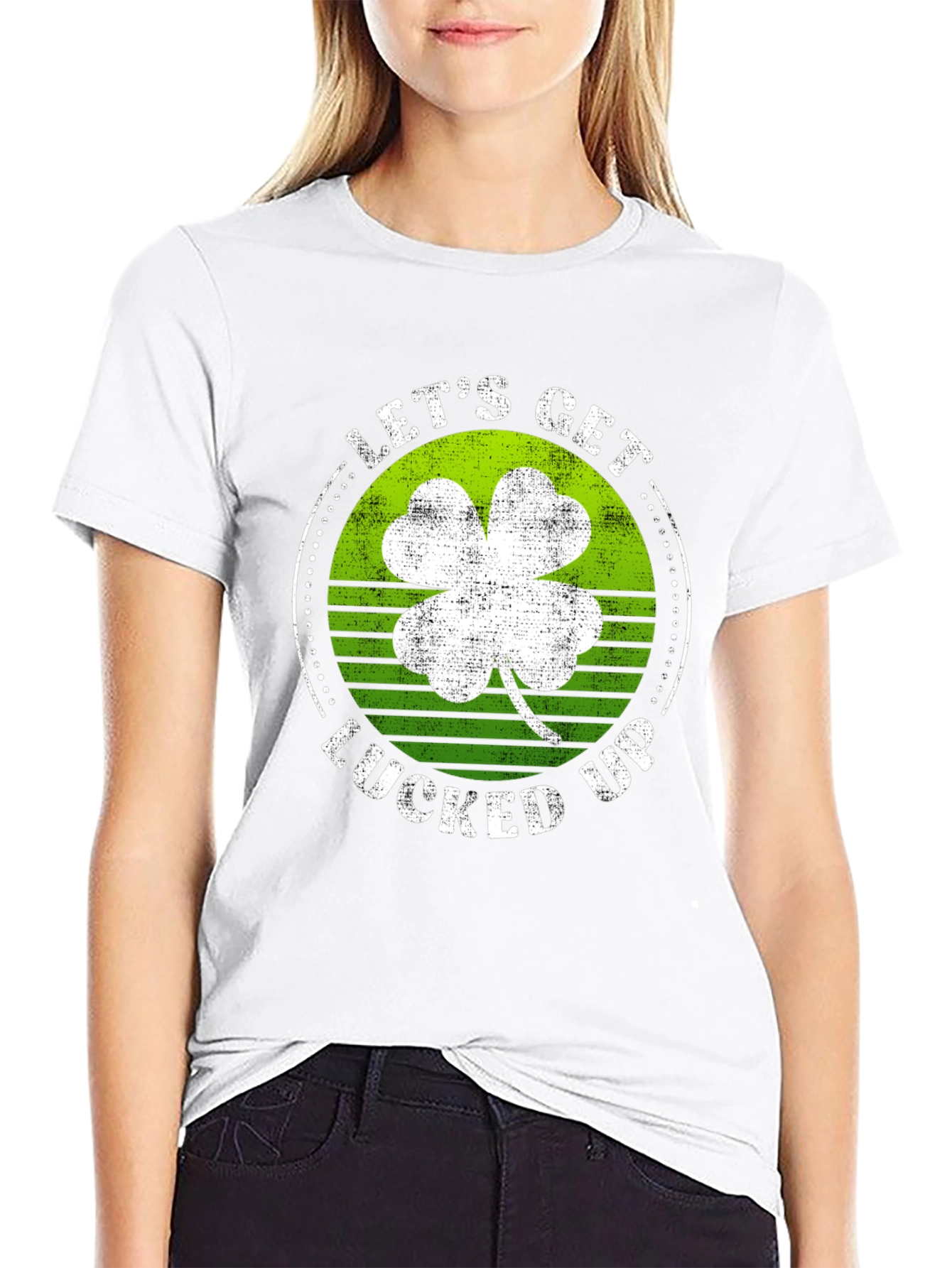 Lets Get Lucked Up St. Patricks Day Graphic Tee