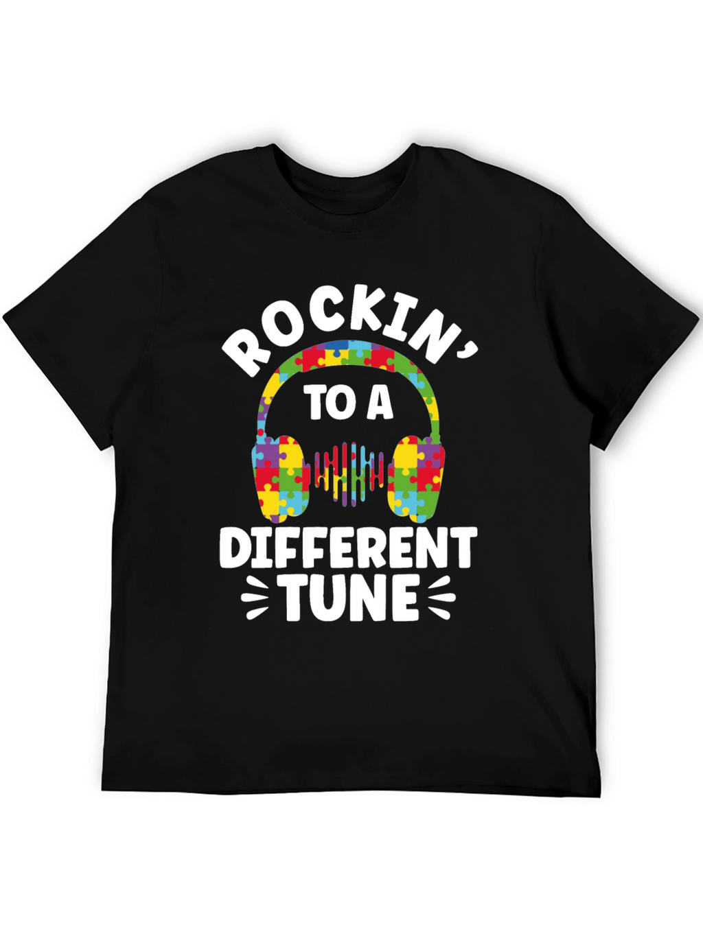 Rockin to a Different Tune Autism Awareness T-Shirt
