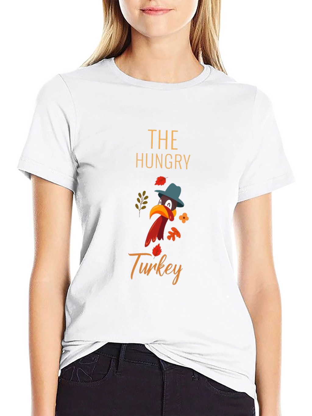 Hungry Turkey Thanksgiving Graphic Tee