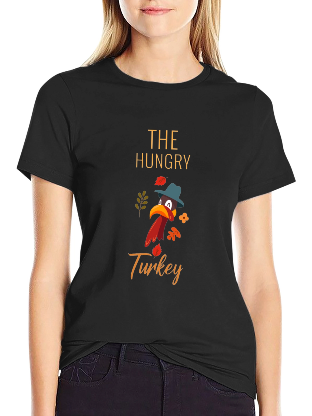 Hungry Turkey Thanksgiving Graphic Tee