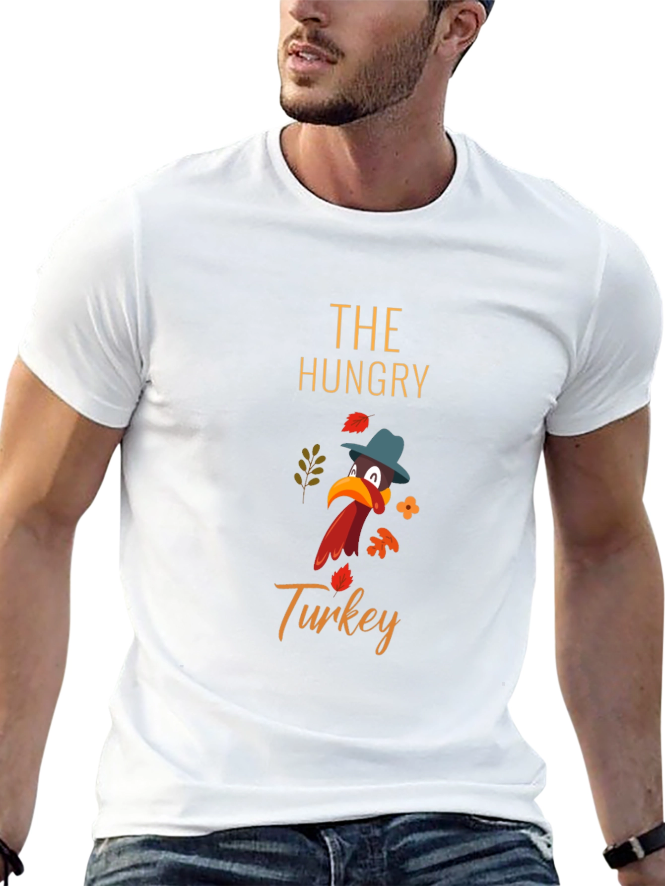 Hungry Turkey Thanksgiving Graphic Tee