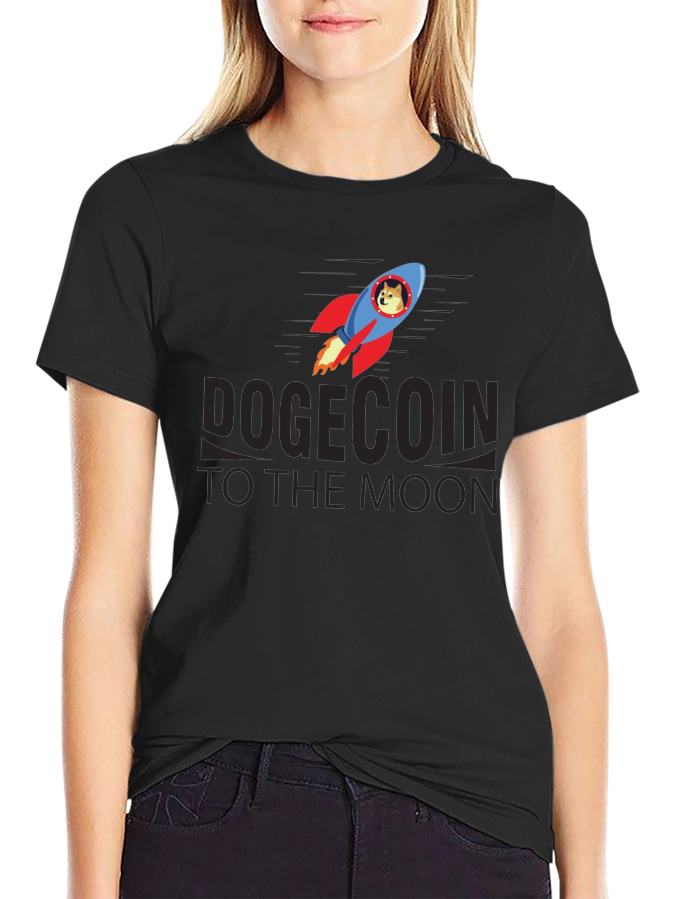 DogeCoin To The Moon T-Shirt - Crypto Meme Tee