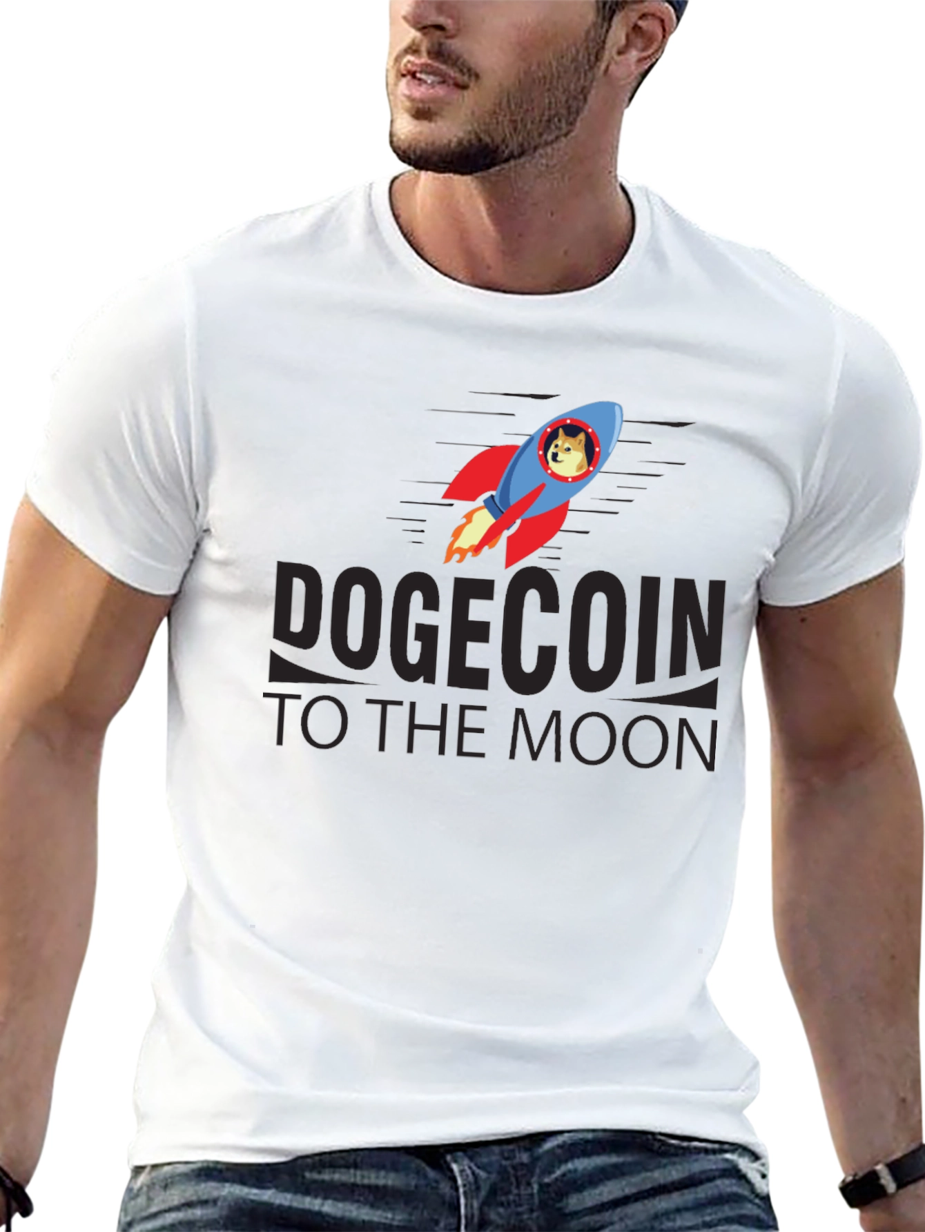 DogeCoin To The Moon T-Shirt - Crypto Meme Tee