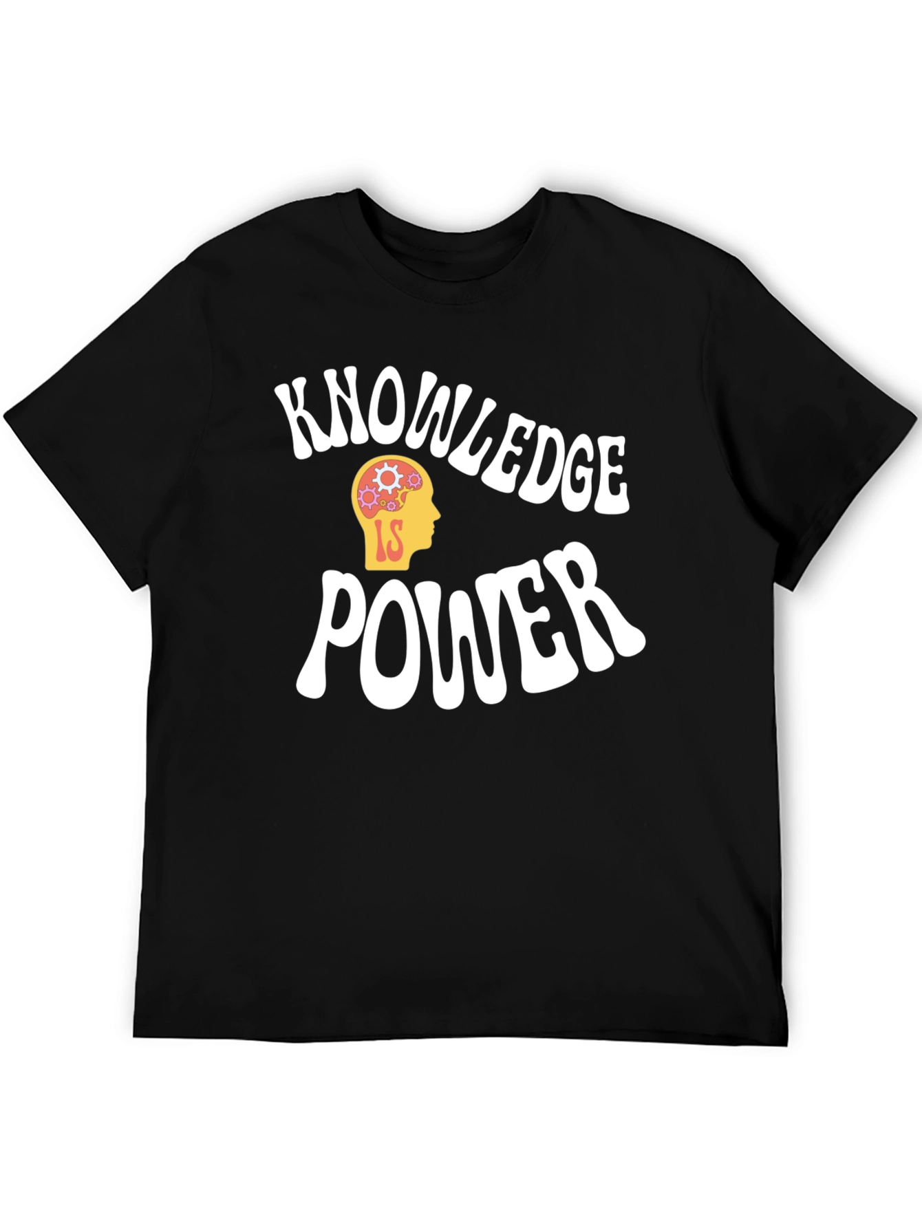 Knowledge is Power Graphic Tee - Black