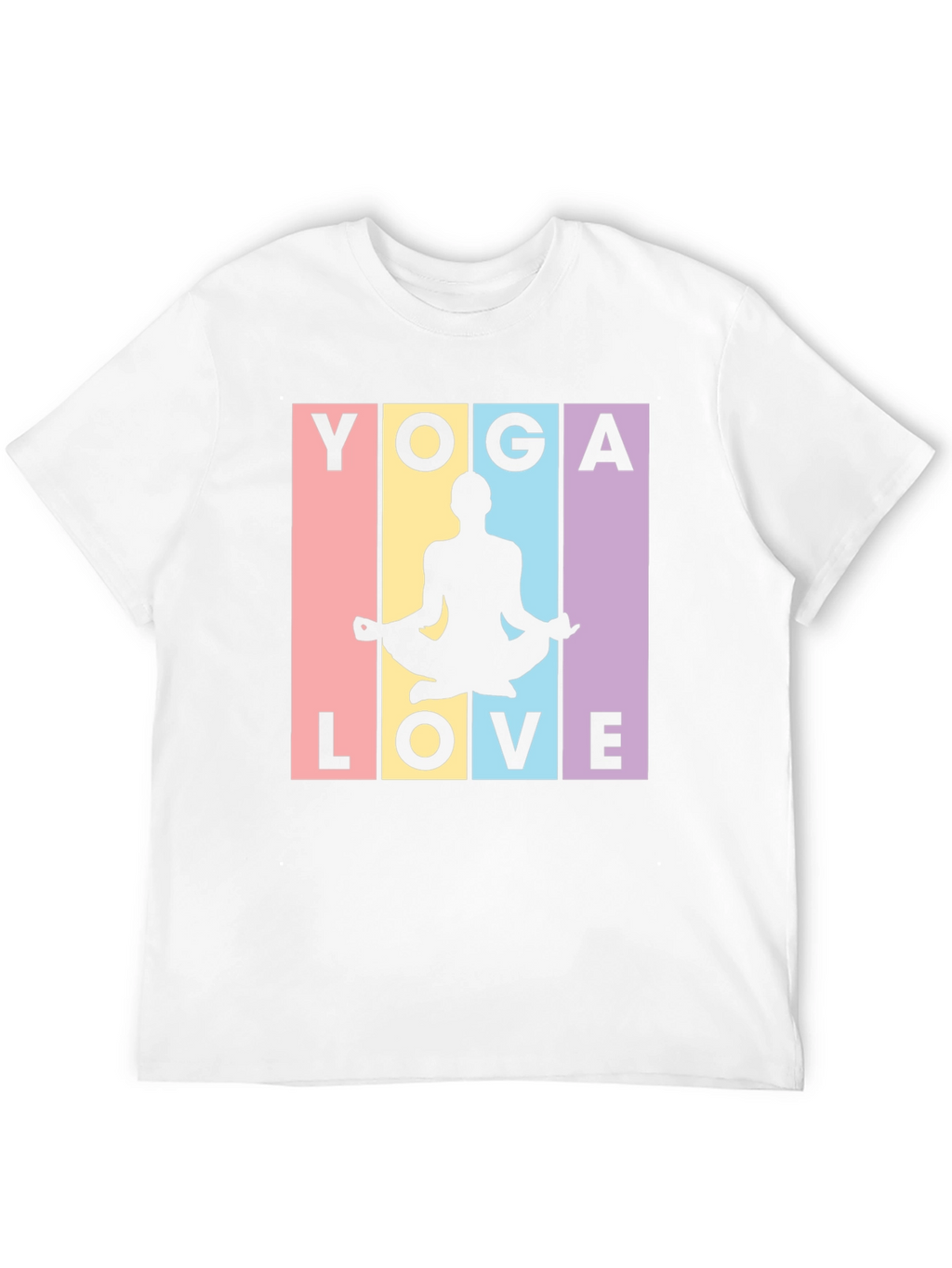 Yoga Love Graphic Tee - Stylish Meditative Design