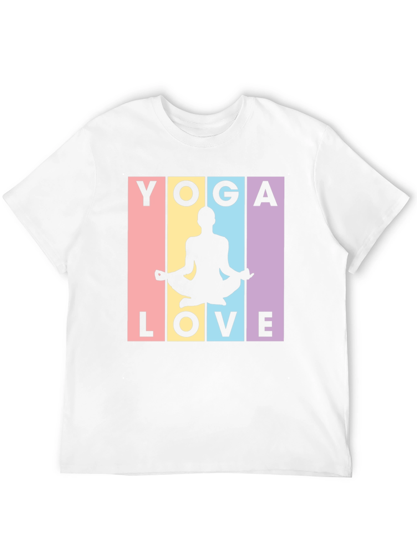 Yoga Love Graphic Tee - Stylish Meditative Design