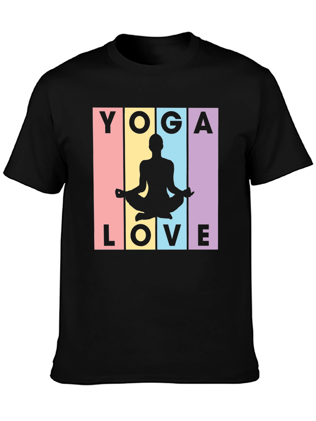 Yoga Love Graphic Tee - Stylish Meditative Design