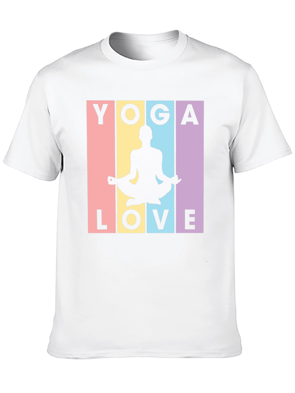Yoga Love Graphic Tee - Stylish Meditative Design