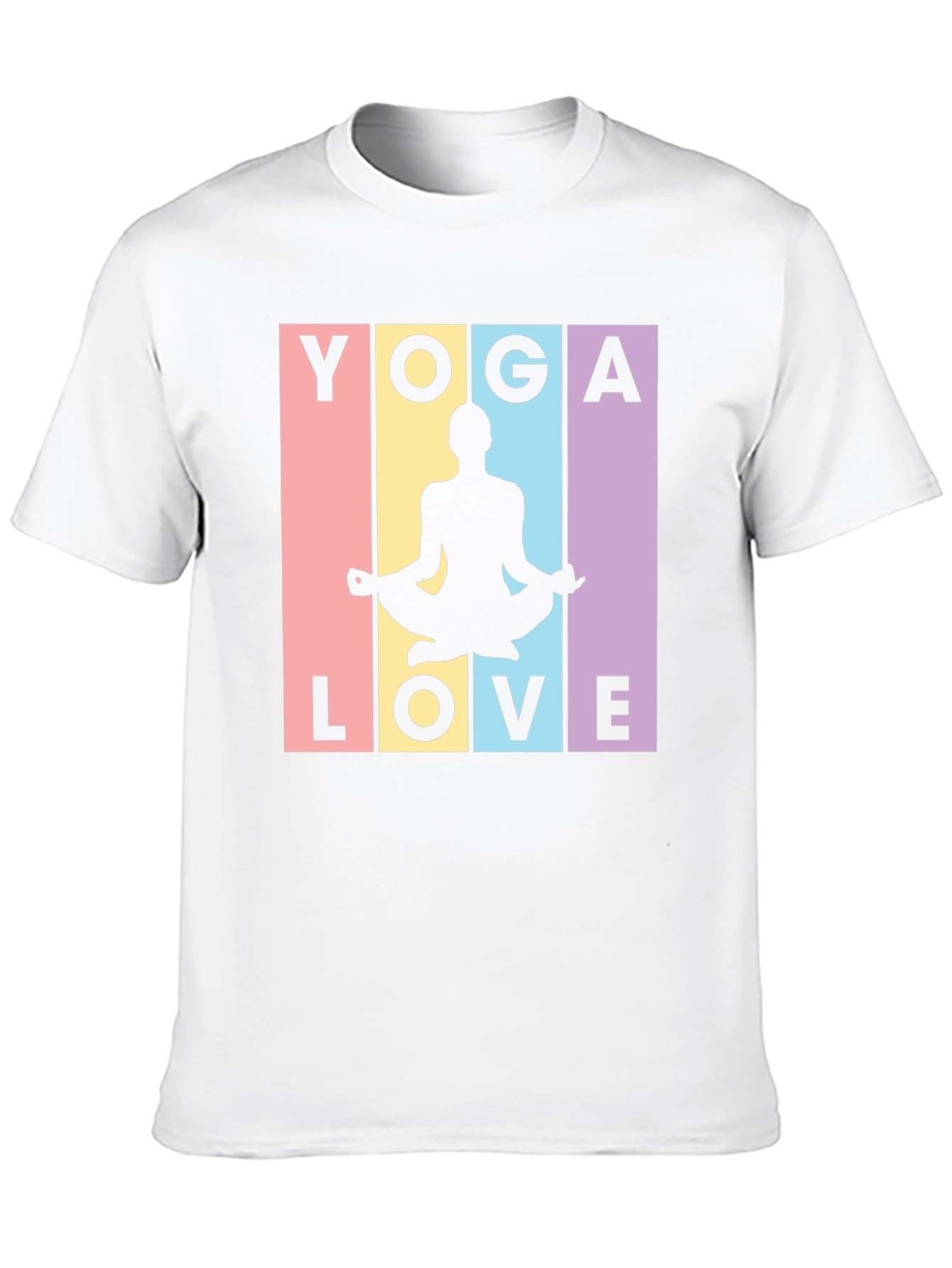 Yoga Love Graphic Tee - Stylish Meditative Design