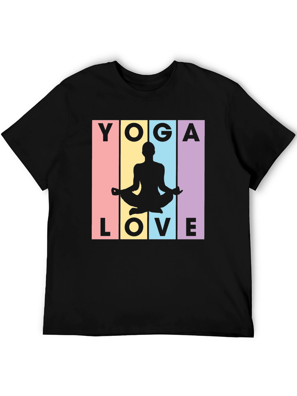 Yoga Love Graphic Tee - Stylish Meditative Design