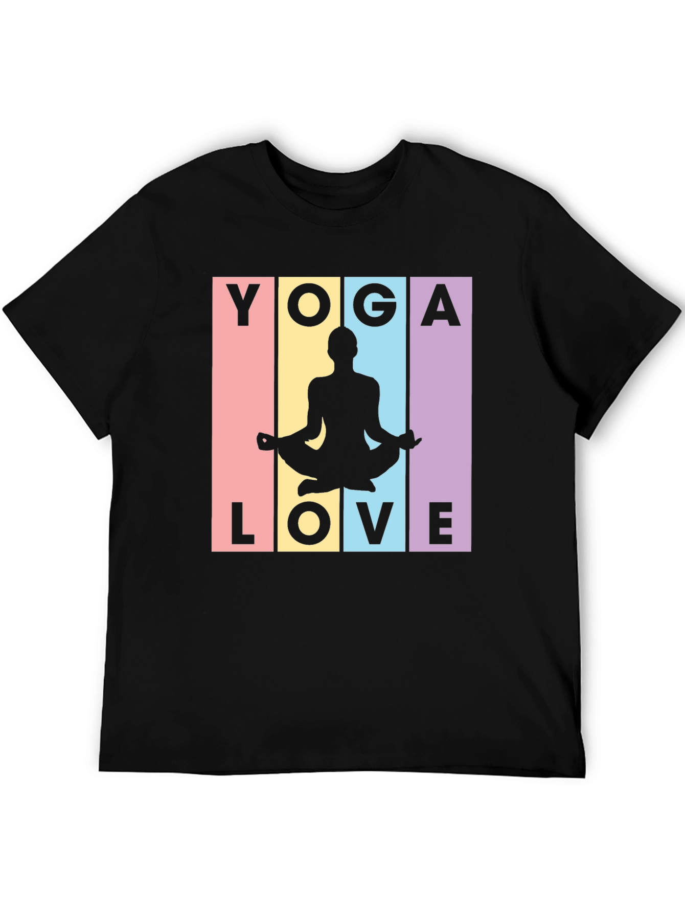 Yoga Love Graphic Tee - Stylish Meditative Design