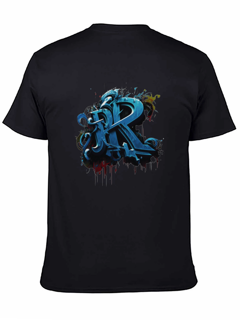 Graffiti Letter R Graphic Tee - Urban Style