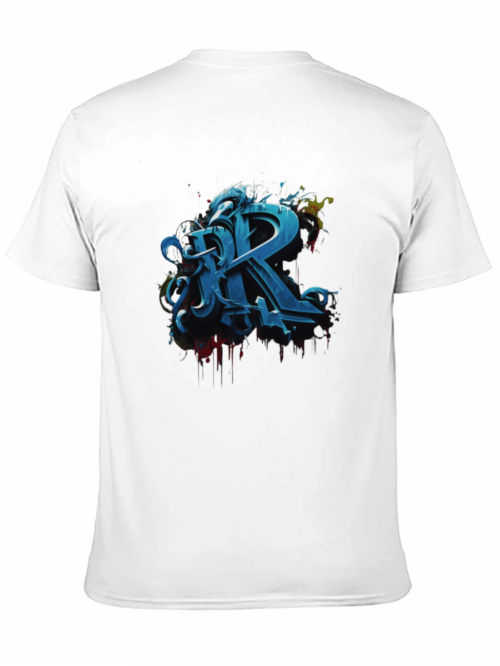Graffiti Letter R Graphic Tee - Urban Style